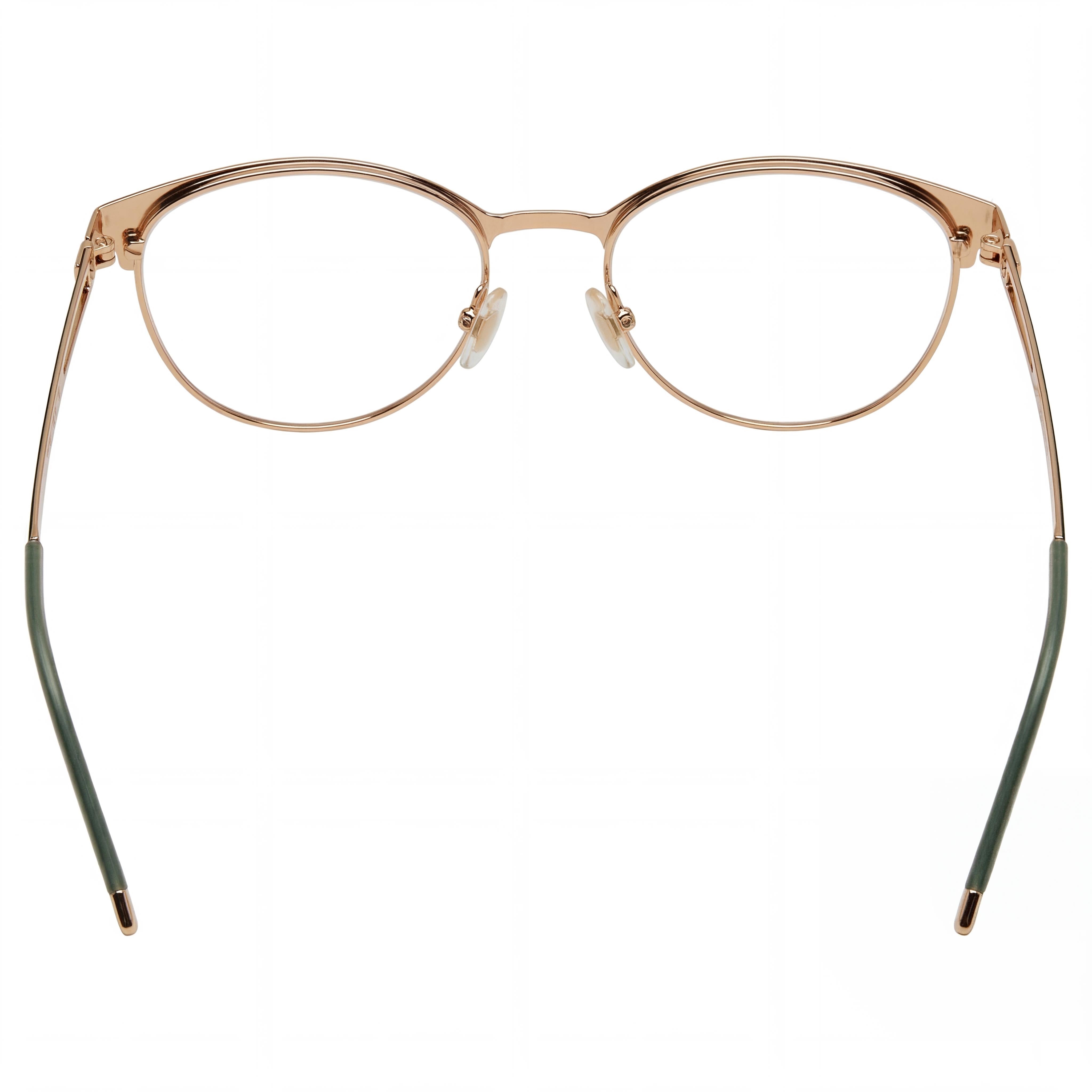 Hugo Boss Modern Unisex Sunglasses with Gold Green Alloy Steel Frame and Gold Green Polycarbonate Lenses 52mm, Photo 3
