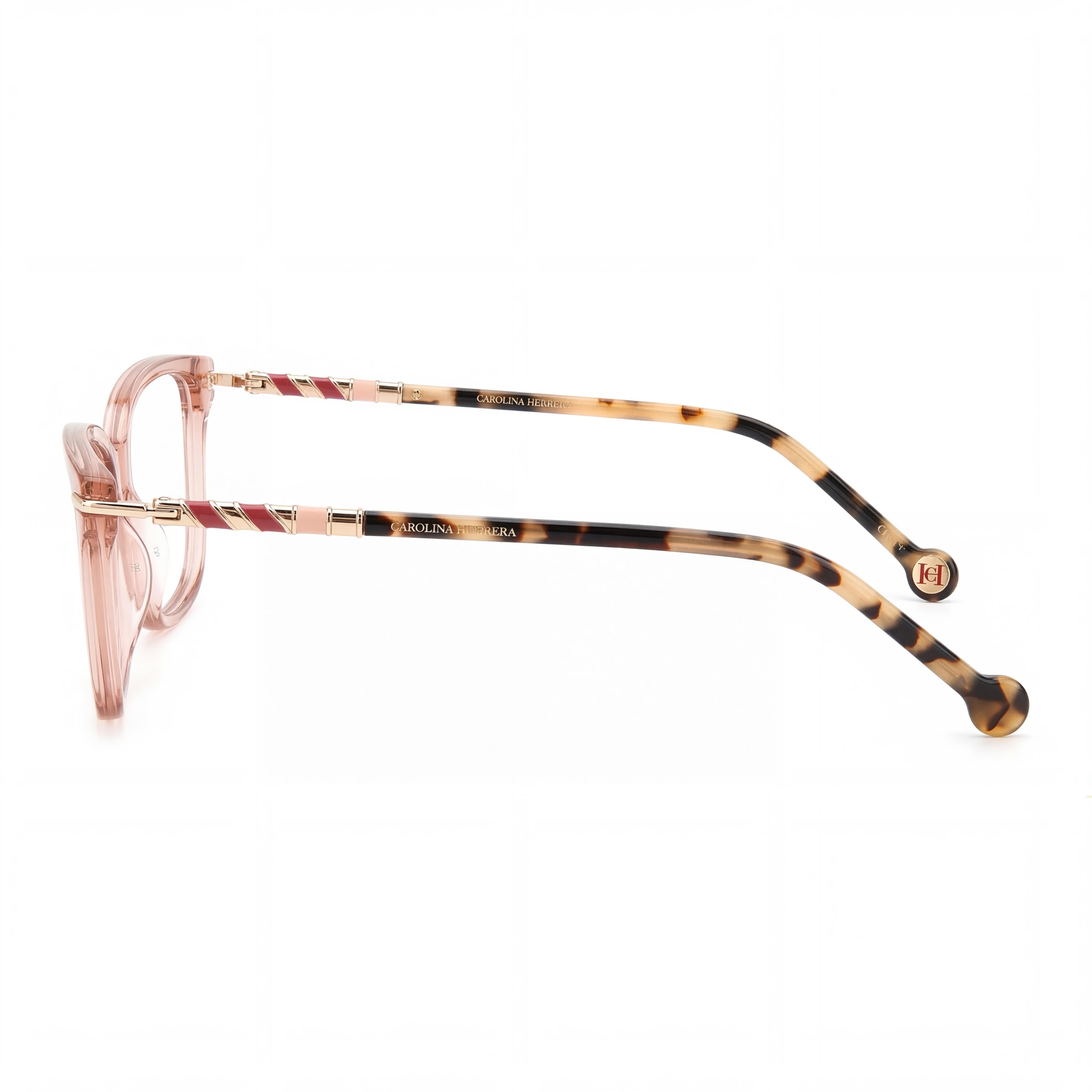 Carolina Herrera Her 0097 Unisex Gafas de plástico Nude Havana 54mm, Photo 3