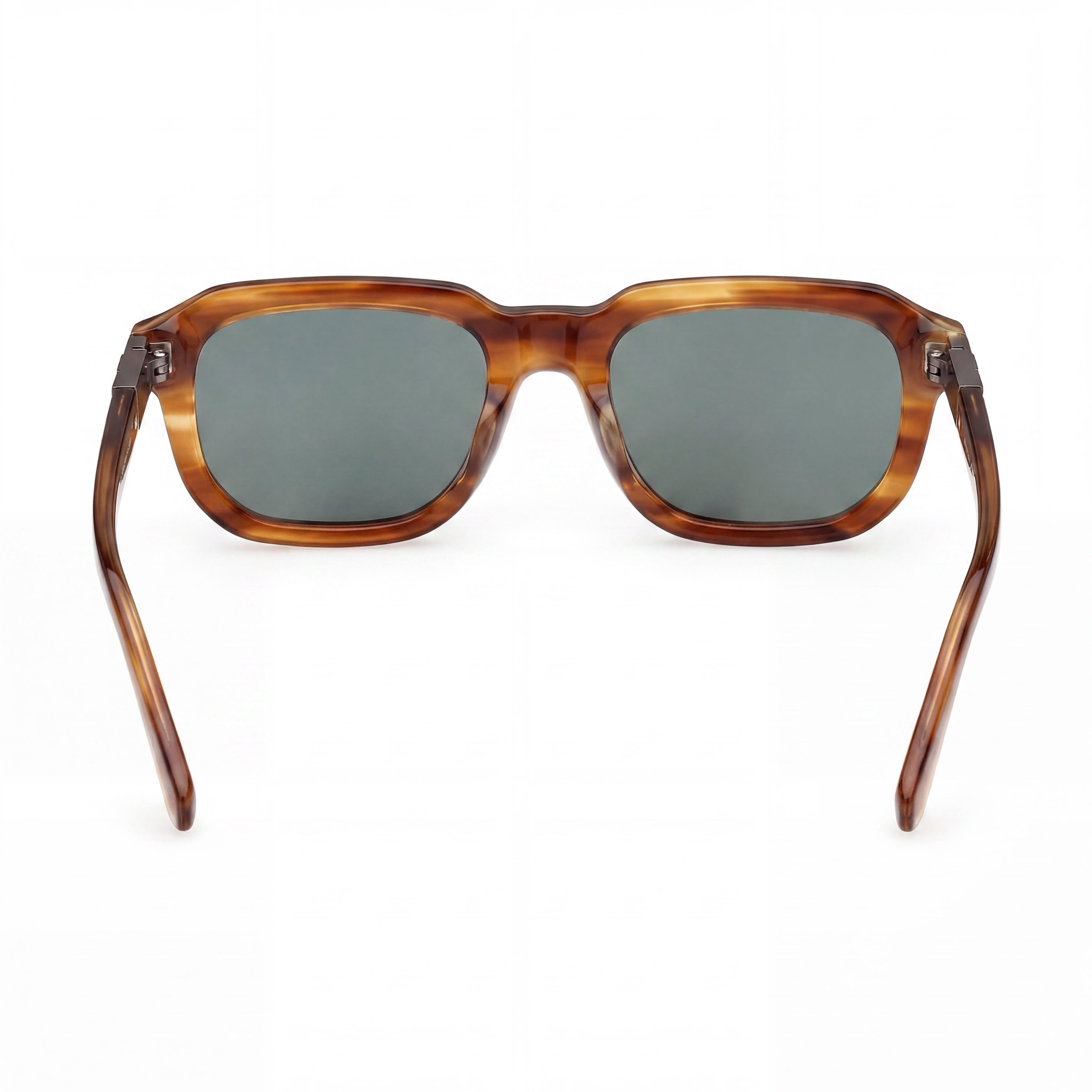 GUESS GU00278 Montura de cuerno marrón claro de plástico para hombre con lentes degradadas marrones claras de policarbonato de 53 mm, Photo 3