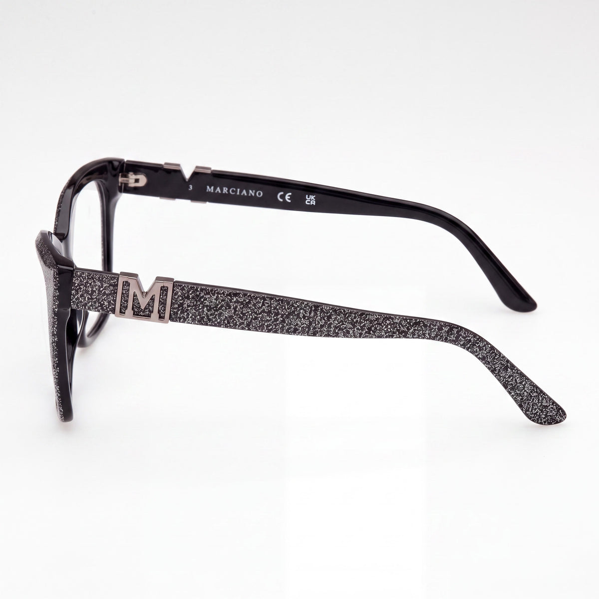 GUESS by Marciano GM 50009 Classic Women's Shiny Black Plastic Frame Multicolor Non- Eyewear 55/16/145, Photo 3