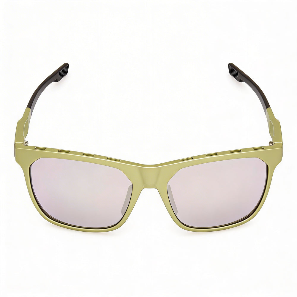 Adidas Injected Sunglasses Unisex Matte Light Green Plastic Frame with Green Lenses, UV 400, Non-Polarized 55mm
