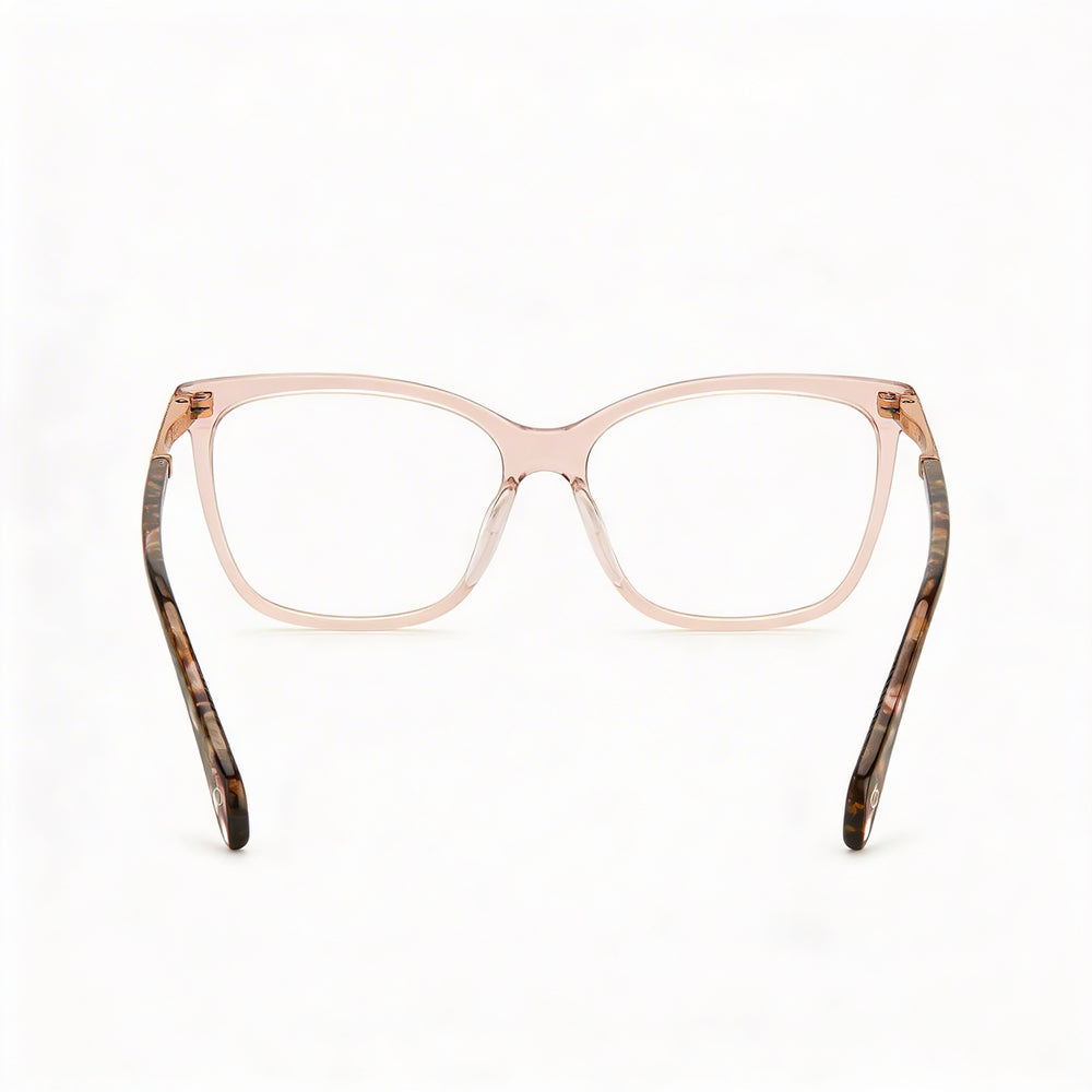Gafas de sol modernas para mujer rag & bone con montura de acetato beige y lentes de policarbonato beige, ancho de lente de 53 mm