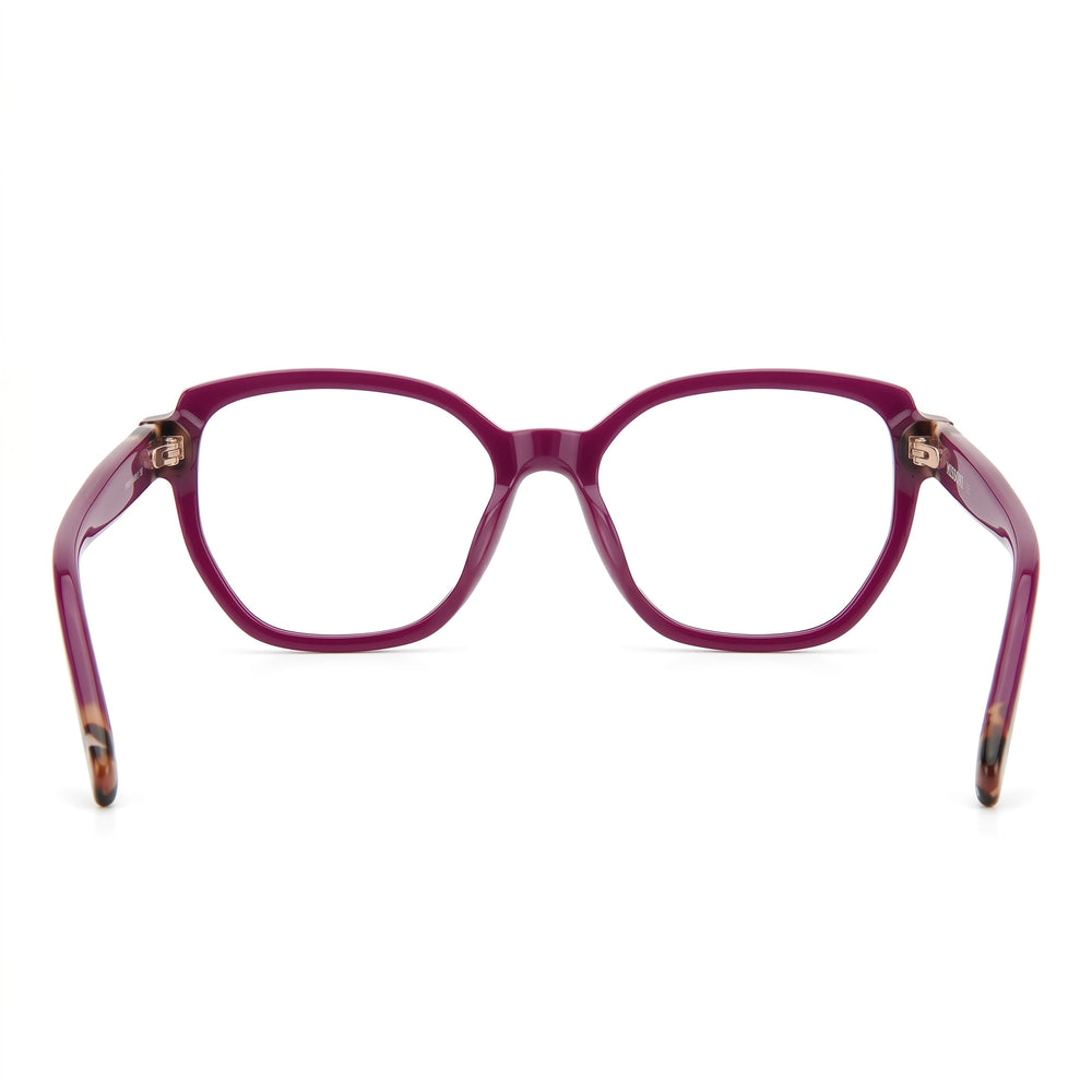 M Missoni Mis 0134 Women's Plum Plastic Optical Eyeglasses Frame with Polycarbonate Lenses 52-16-145