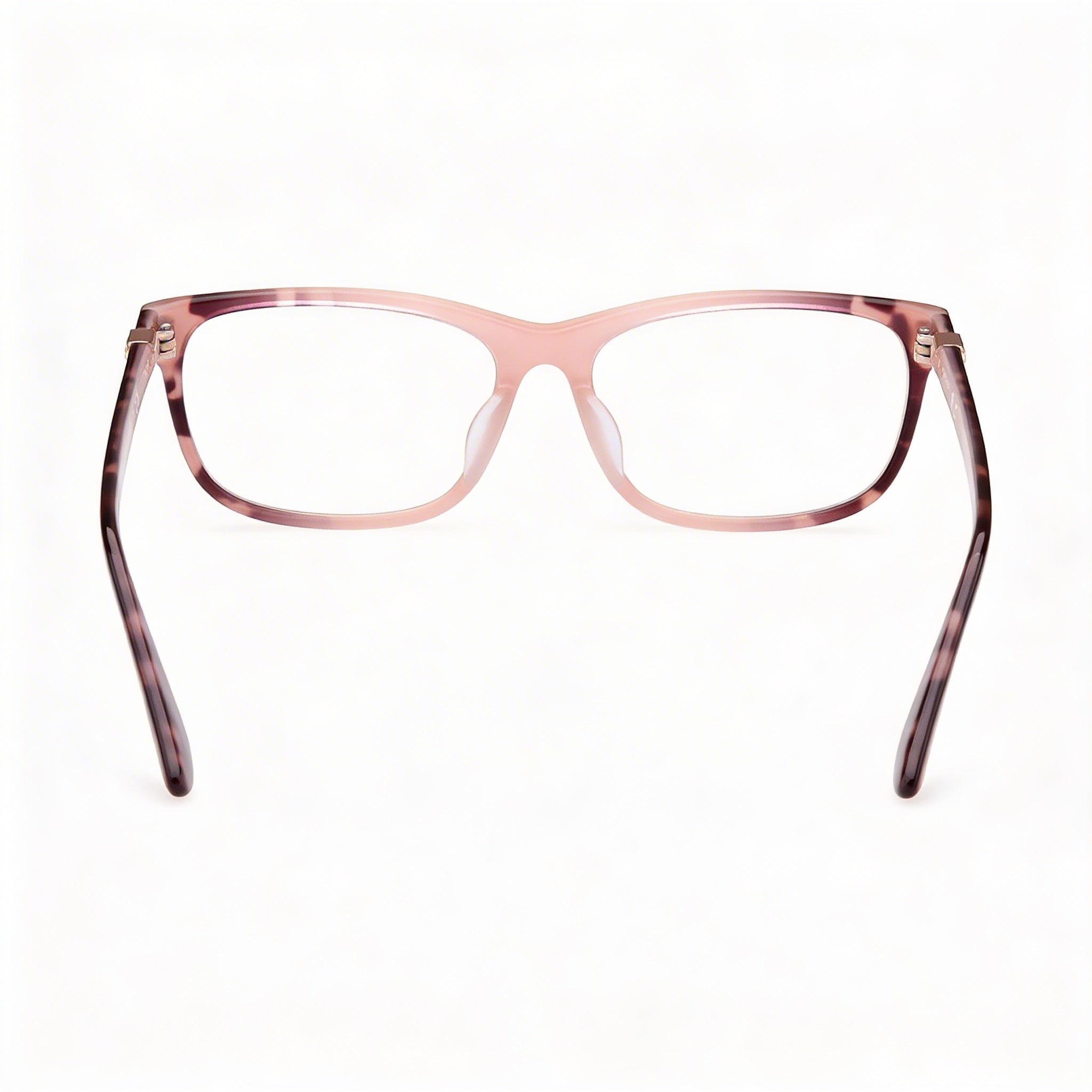 Monturas de gafas graduadas GUESS para hombre en color rosa con lentes transparentes de demostración. Lentes graduadas listas para reemplazo con lentes personalizadas., Photo 3