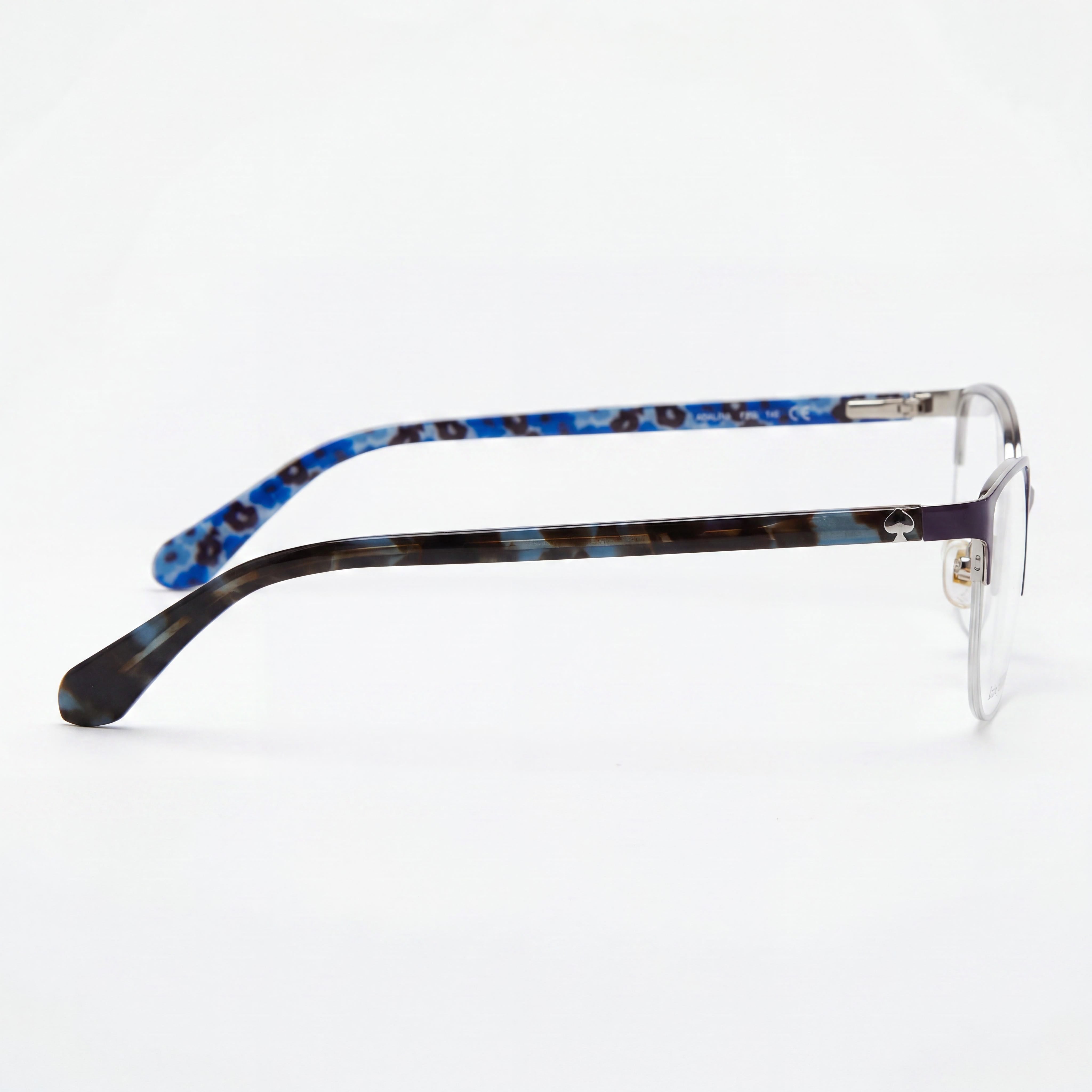 kate spade new york ADALINA Women's Metal Plateado Flowers Frame Silver Lens 53mm, Photo 2
