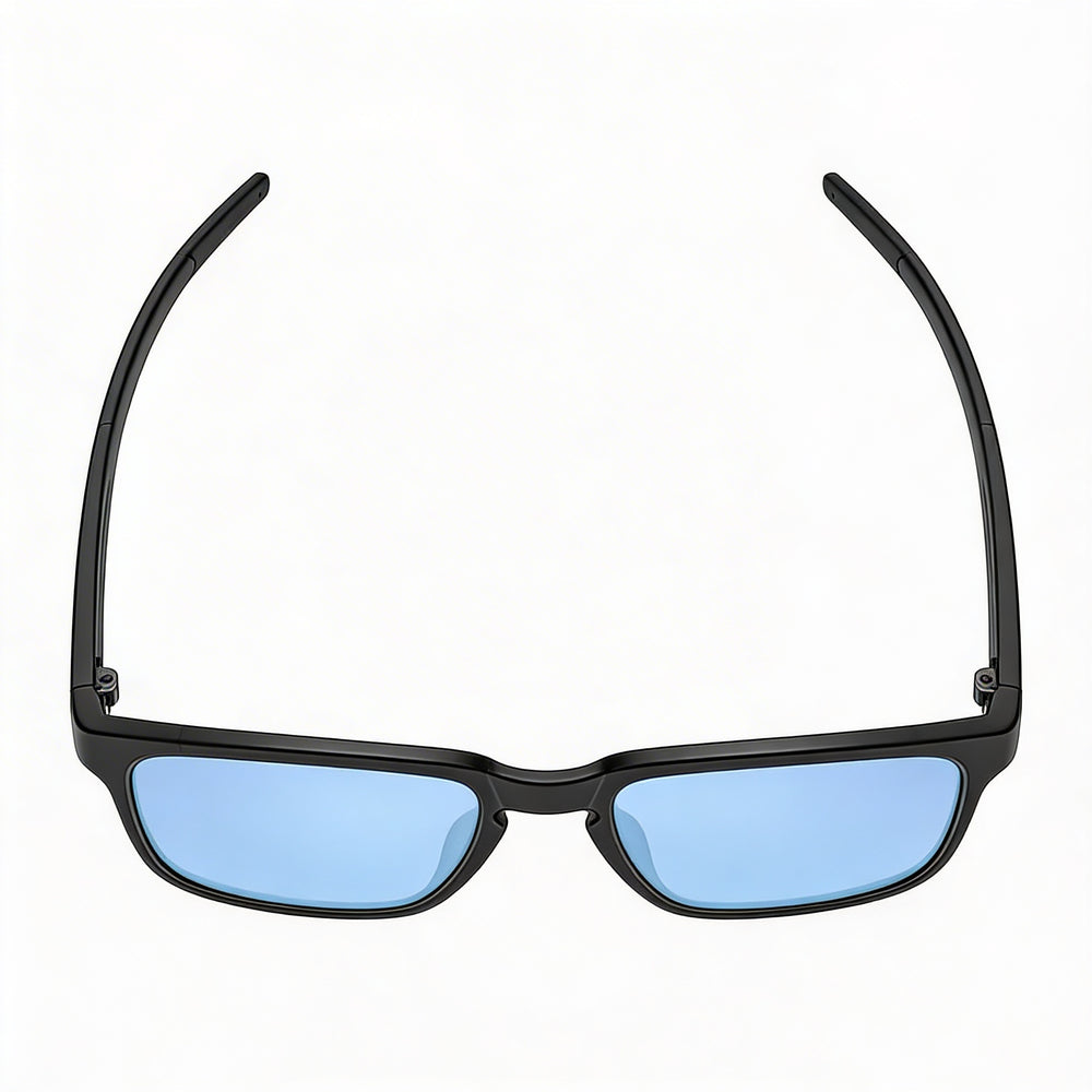 bollé Unisex Colourful Nylon Frame Sunglasses with Sky Blue Polarized Lenses & 100% UV Protection 53mm Lens, 135mm Temple