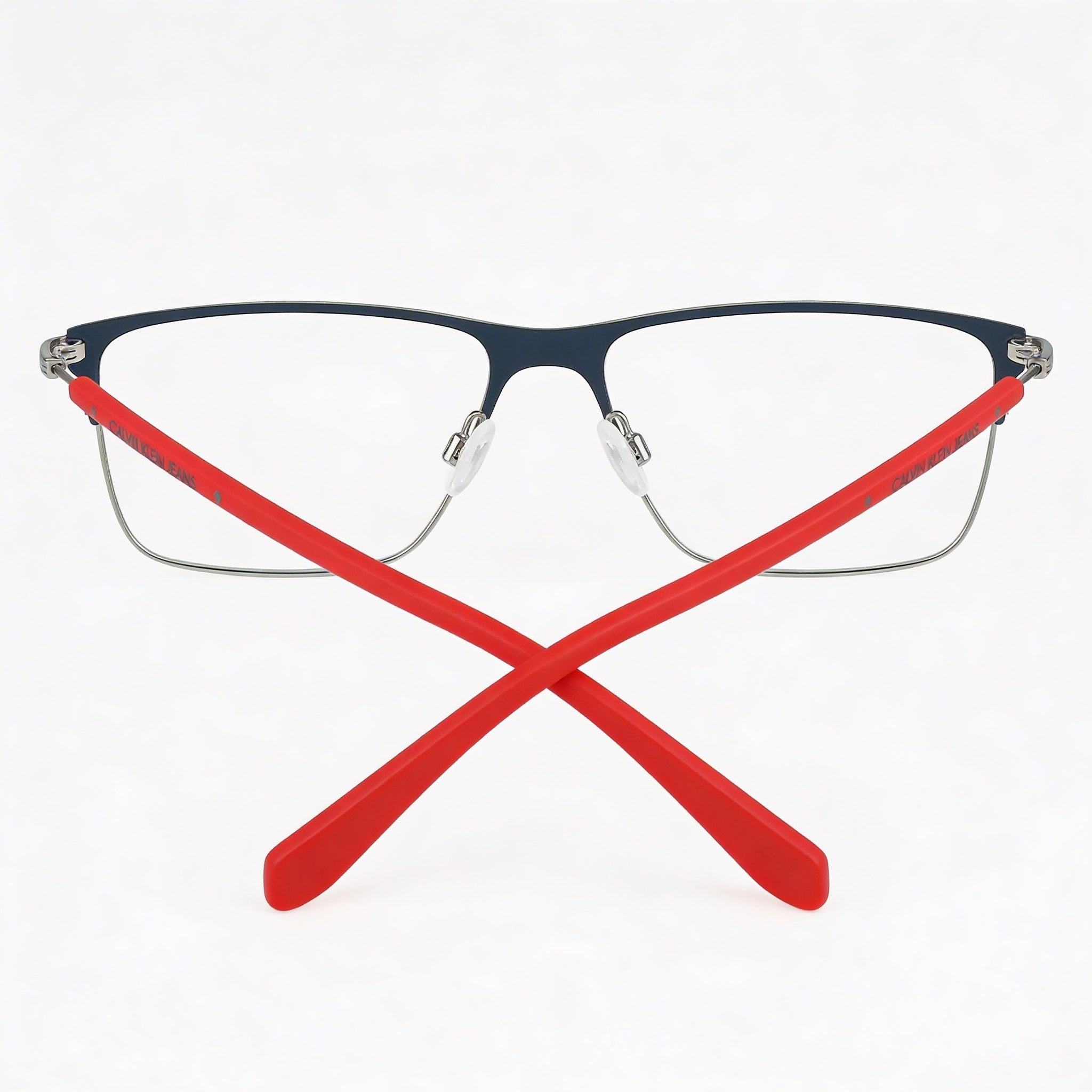 Calvin Klein Ckj21400 Gafas de acetato para mujer en color azul marino satinado - Lente de 54 mm, Puente de 16 mm, Patilla de 145 mm, Photo 3