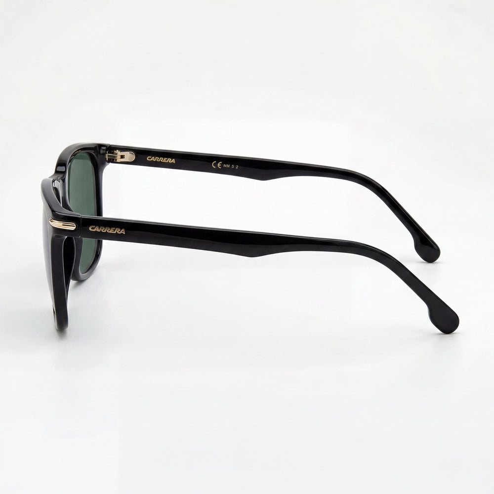 Carrera Modern Women’s Black Lightweight Polyamide Frame Green Grey UV 400 Sunglasses 54-18-145mm