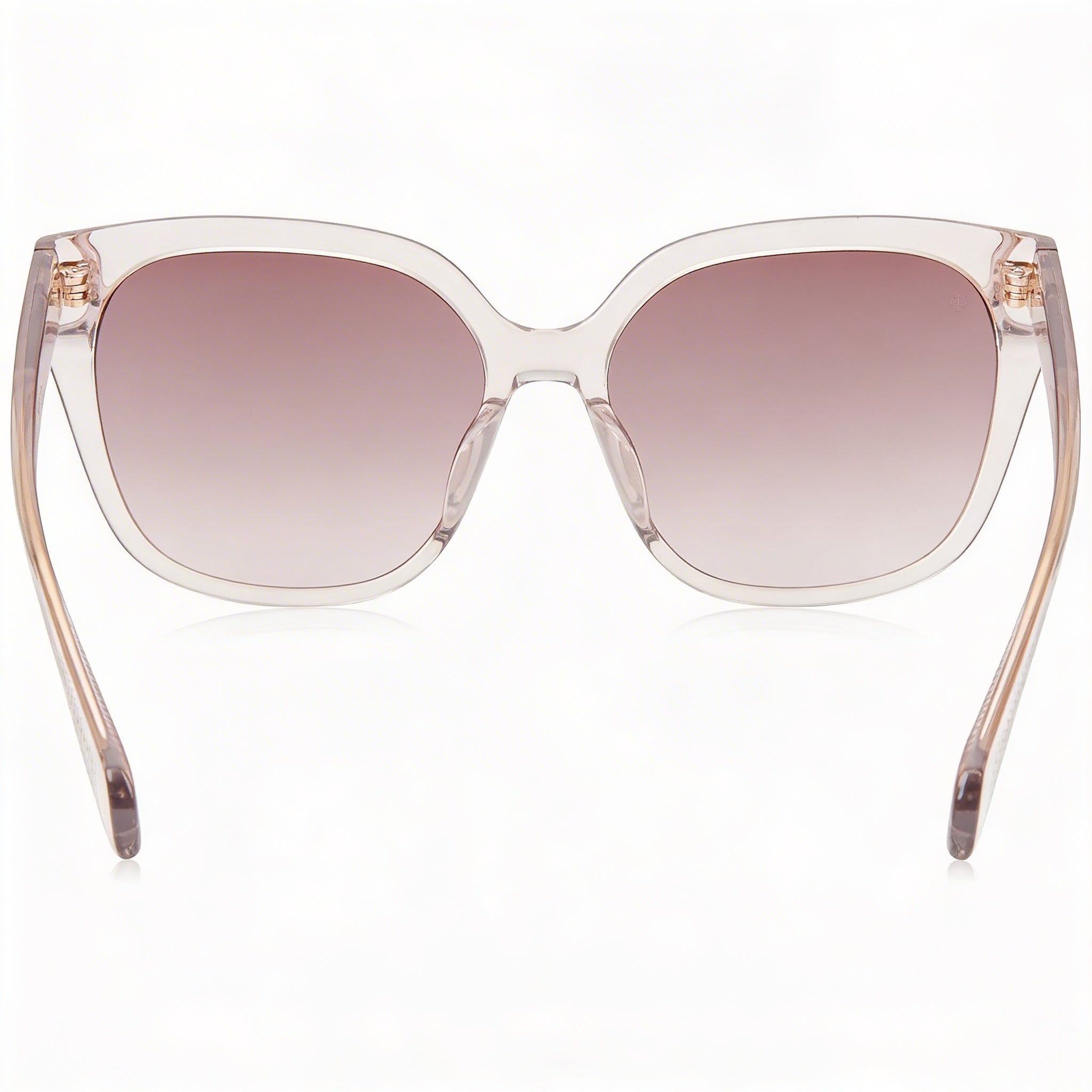 rag & bone Modern Heritage Women's Brown Acetate Frame, Brown Gradient UV Protected Sunglasses 56mm, Photo 4