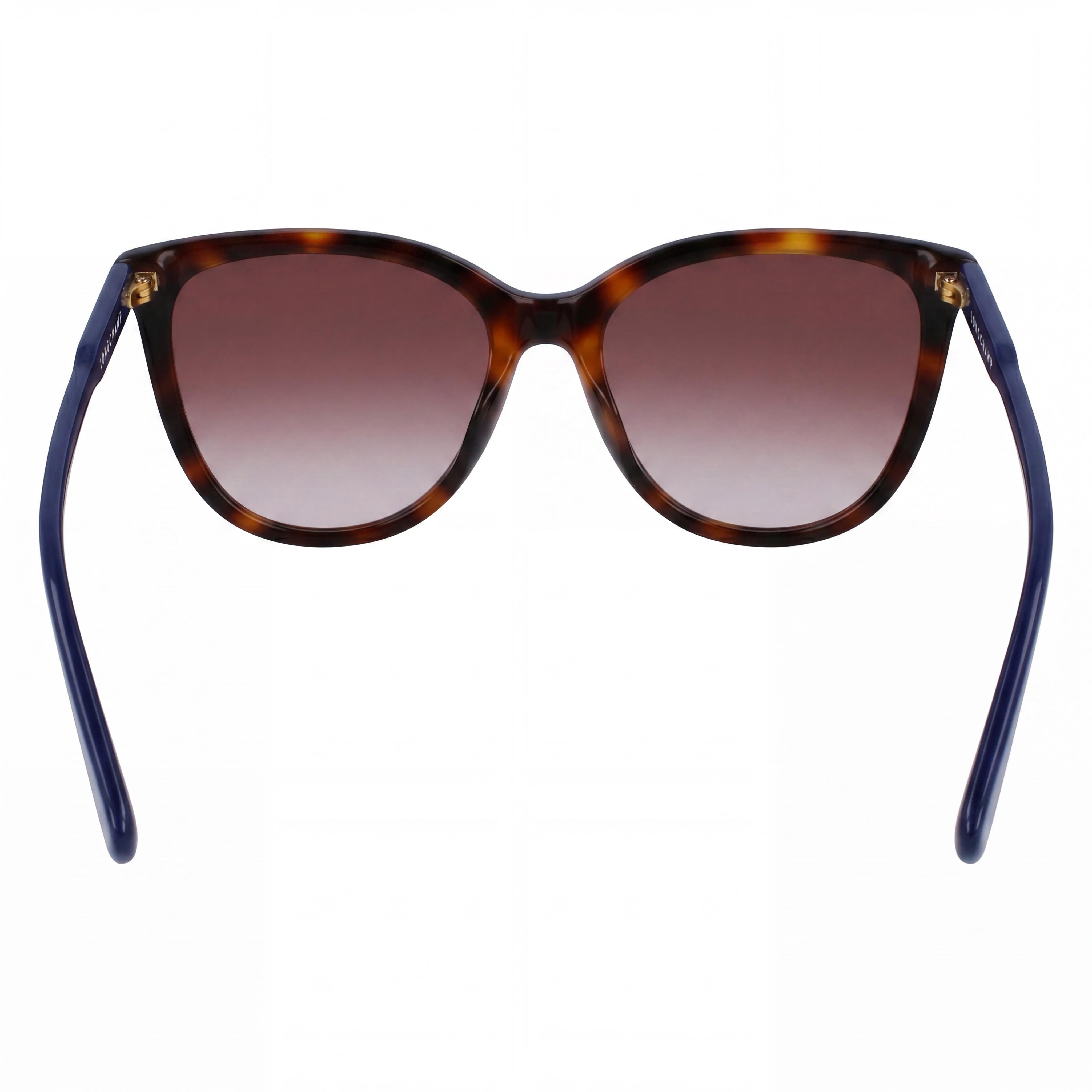 Longchamp Modern LO718S Unisex Sunglasses featuring Acetate Havana Frame and Polycarbonate Lenses, Size 56-16-140, Photo 4