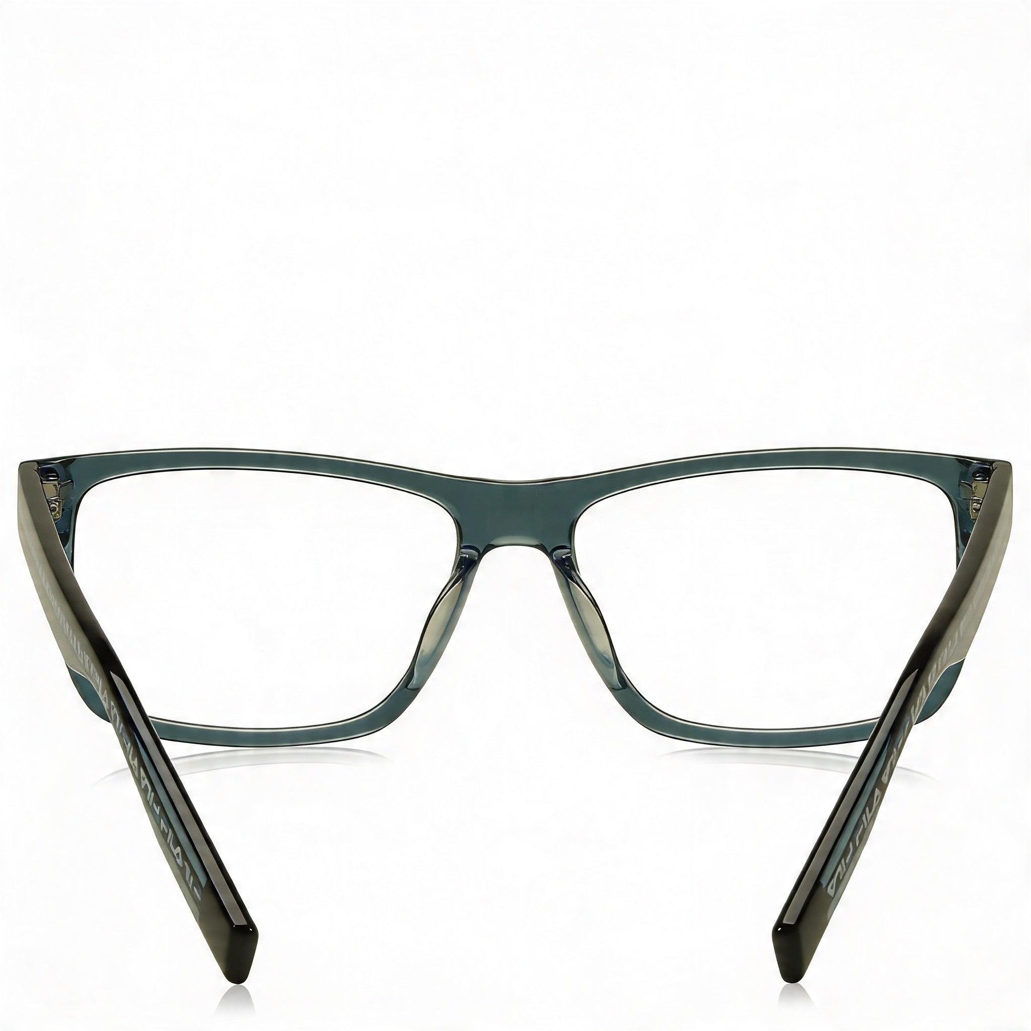 Gafas Fila Classic de acetato de celulosa para hombre en azul transparente, talla 52-15-145, lentes de demostración transparentes, listas para graduar, Photo 2