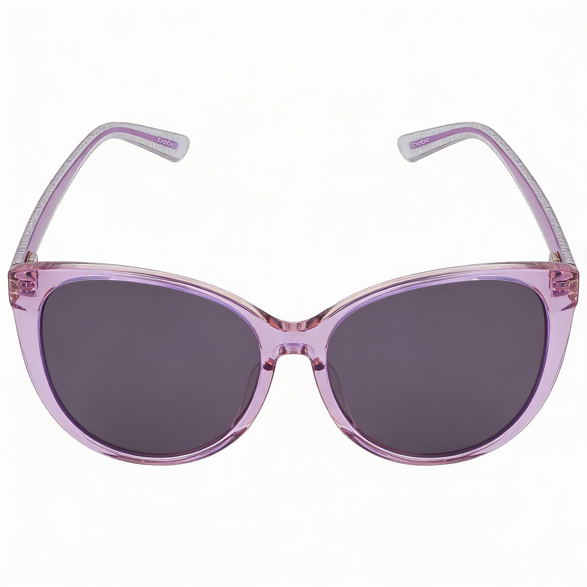 Gafas BEBE Classic para mujer, montura de acetato lila cristal, lente de 57 mm, puente de 16 mm, patilla de 140 mm, protección UV, Photo 3