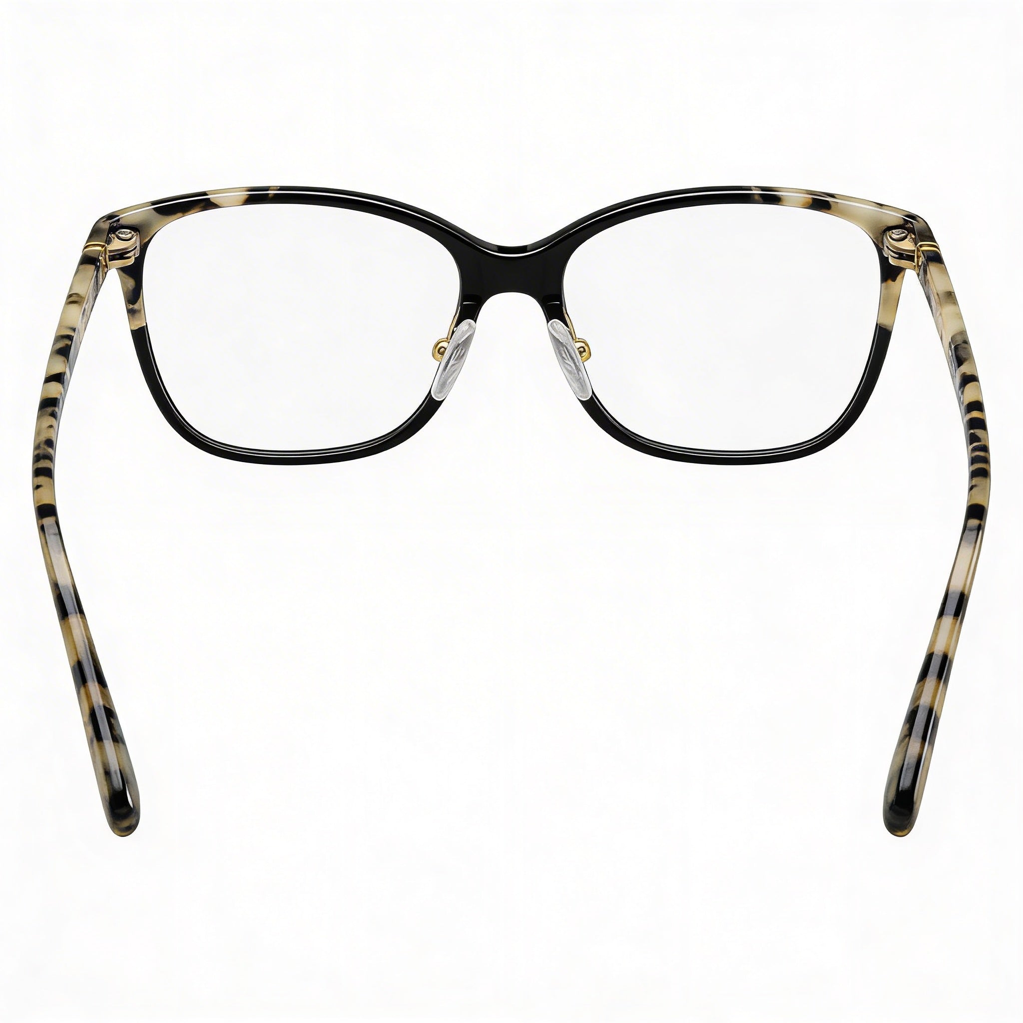 kate spade new york Karlyn Women's Black Havana Plastic Full-Rim Rectangle Eyeglasses 51mm, Photo 3