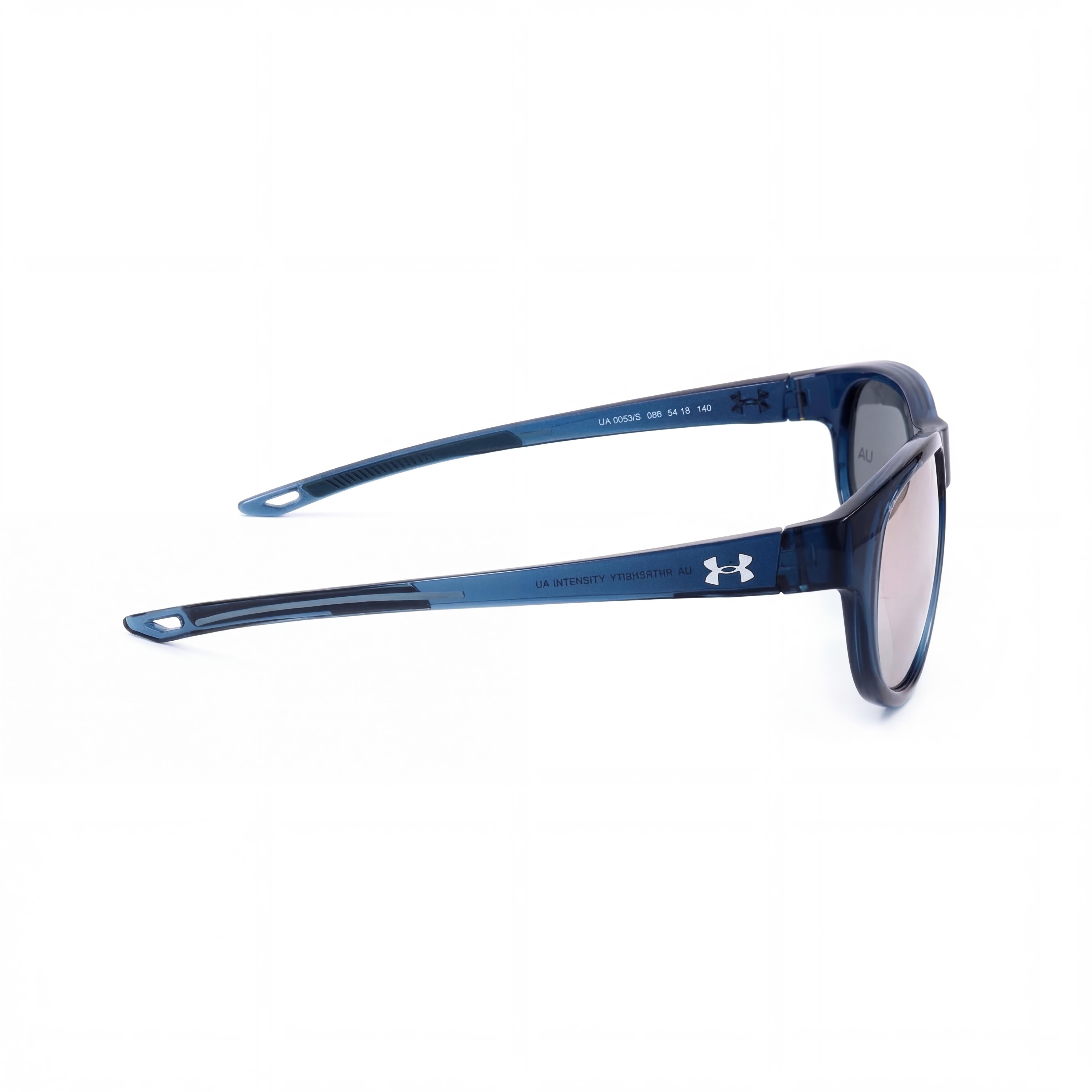 Under Armour Women's Ua Intensity TR90 Wrap Sunglasses with UV Protection, Azul Patchwork Frame, Extra White Multilayer Lenses, 59mm, Photo 3