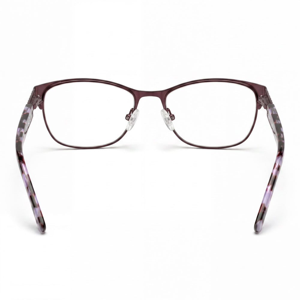 Harley-Davidson Hd0540 Gafas Metálicas Unisex Violeta Mate Havana Lente de Policarbonato Transparente 54-16-135