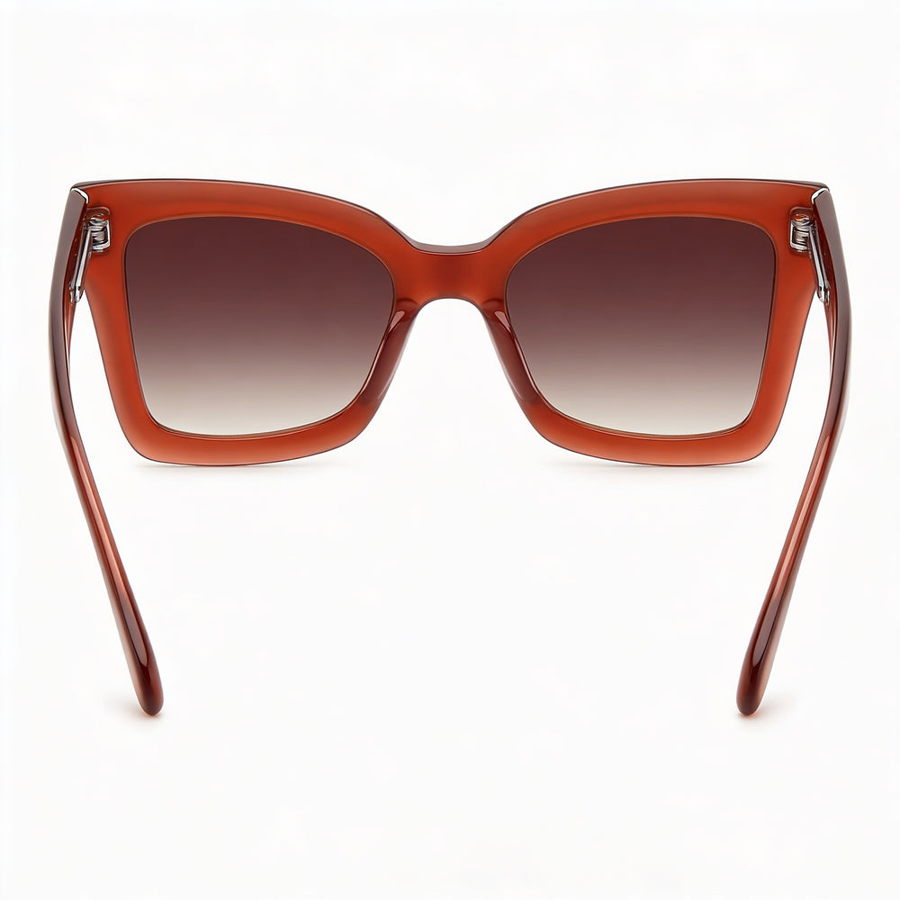Isabel Marant Im 0103/s Women's Casual Cat Eye/Butterfly Red Acetate Sunglasses, Pink Double Shade Lenses, 52mm