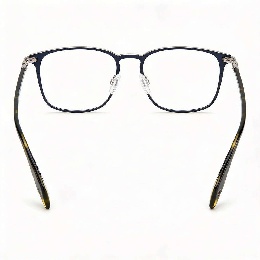 Gafas unisex Rag & Bone Rnb 7015 con montura azul mate y lentes a juego, policarbonato, talla 51-19-145