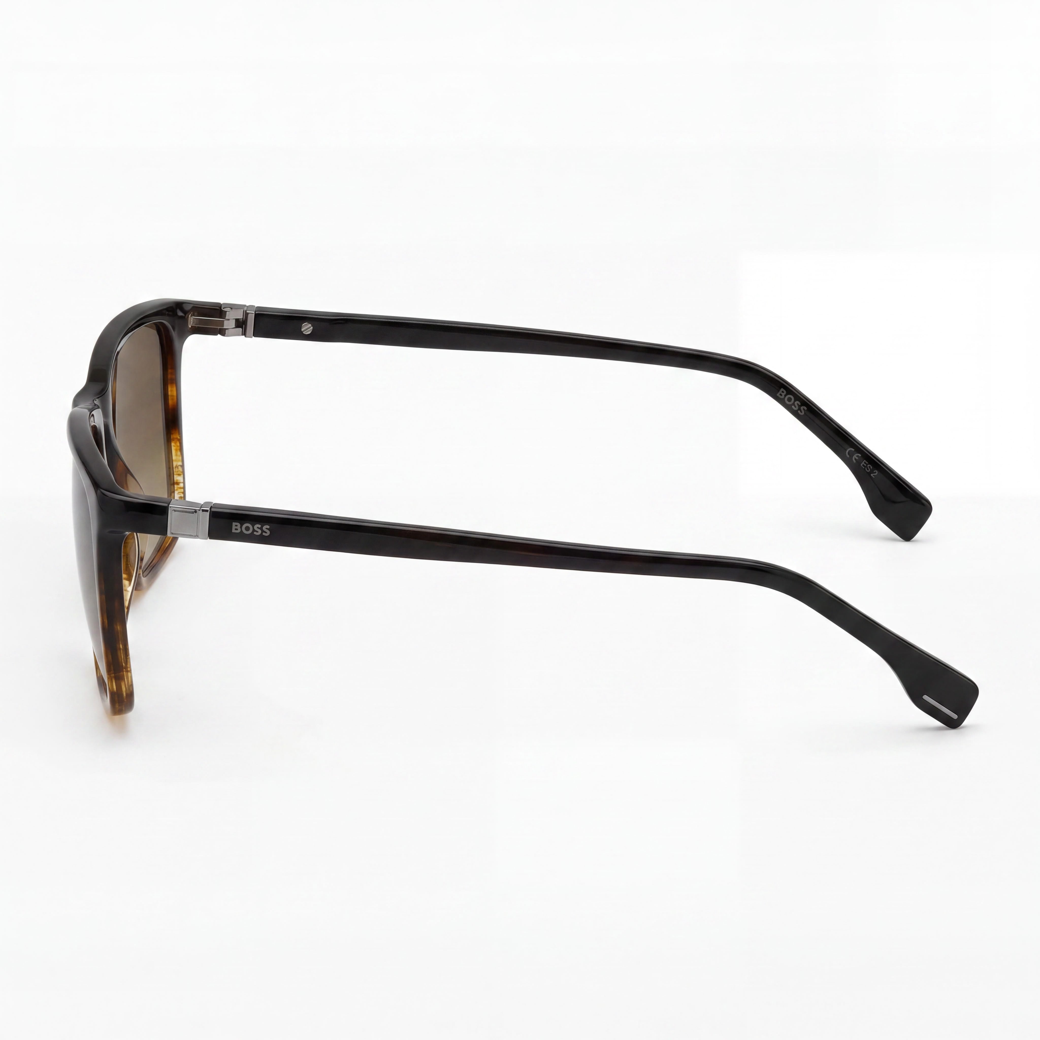 Gafas de sol Hugo Boss International para hombre con montura de acetato marrón y protección UV, talla 56-17-145 mm, Photo 3