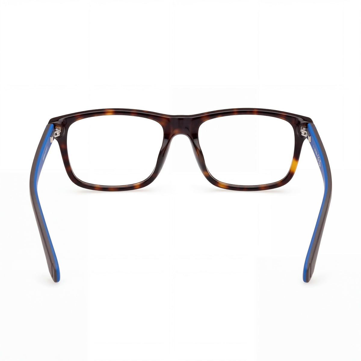 GUESS Men's Gu50130 Plastic Dark Havana Matte Dark Brown Multicoloured Non-Polarized Frames 55-16-145, Photo 2