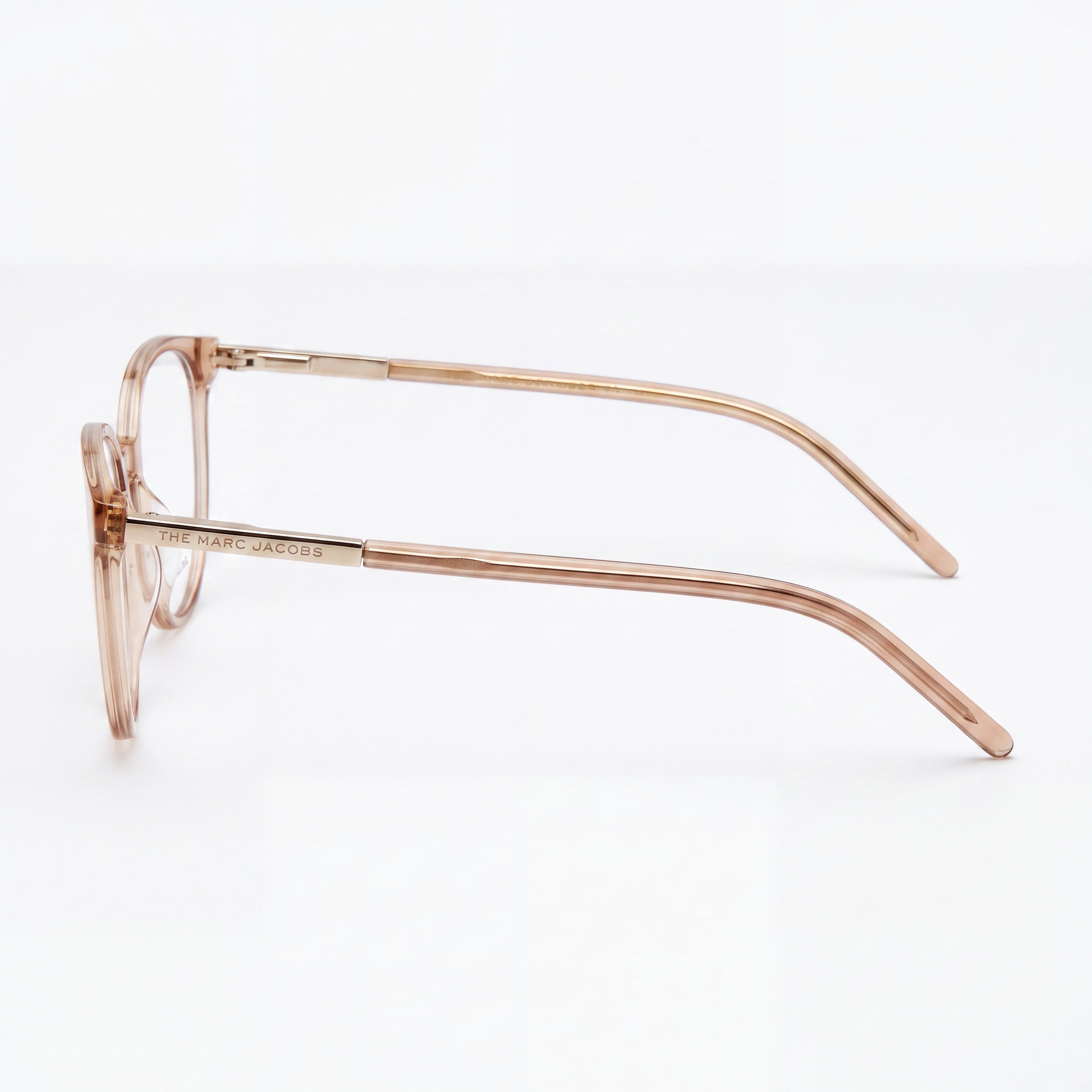 Marc Jacobs Modern Unisex Acetate Champagne Frame Polycarbonate Non-Polarized Eyeglasses 53-18-145mm, Photo 3