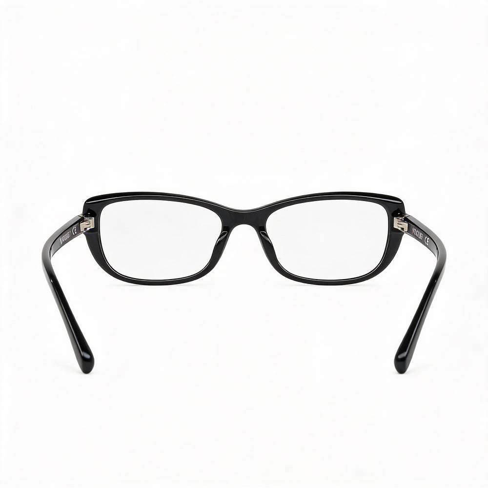 Gafas Vogue Eyewear Vo 5191b para mujer, armazón de plástico negro con lentes transparentes, sin graduación, 50 mm