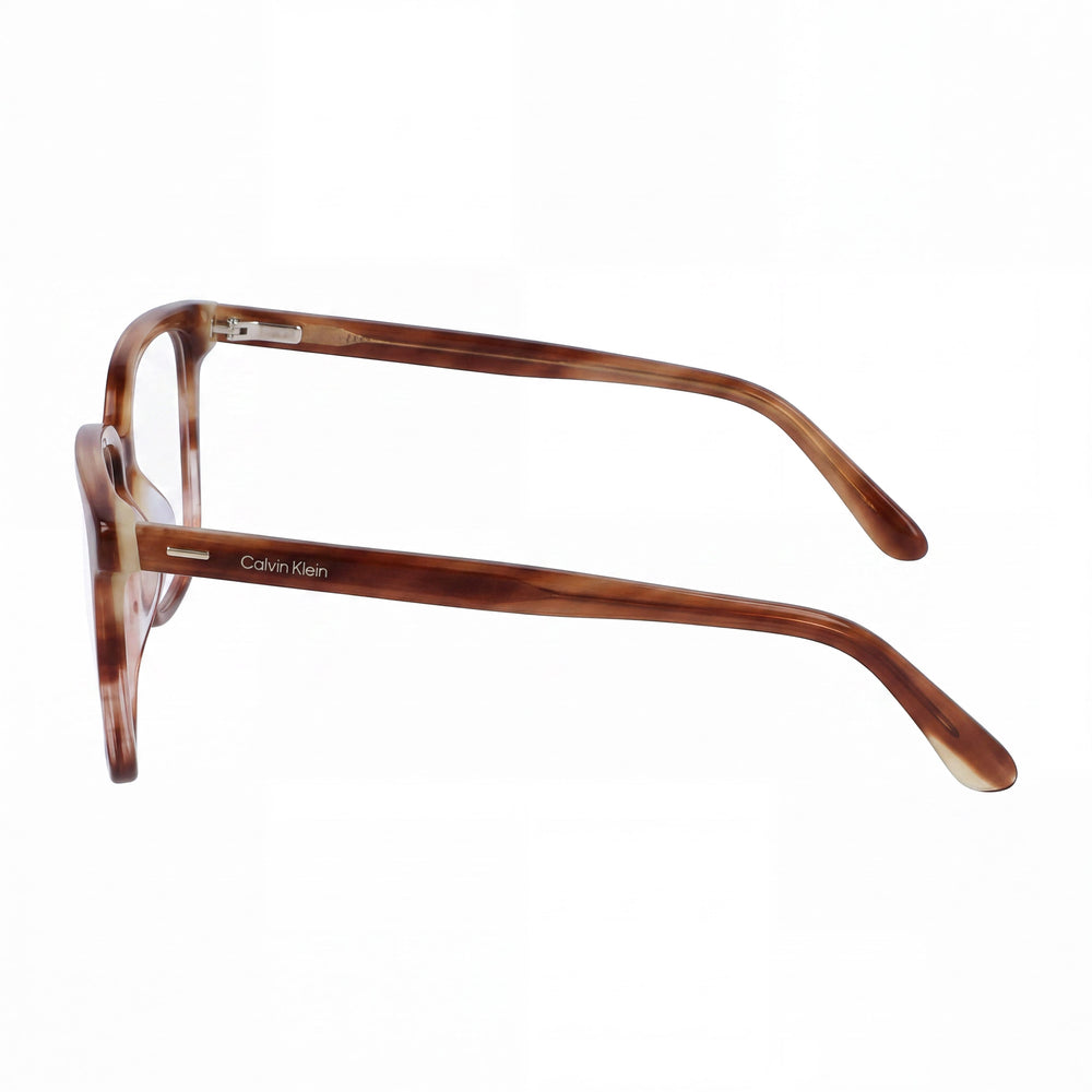 Gafas de sol unisex Calvin Klein CK22540 con montura metálica polarizada y lentes de policarbonato, color carey miel, 51 mm