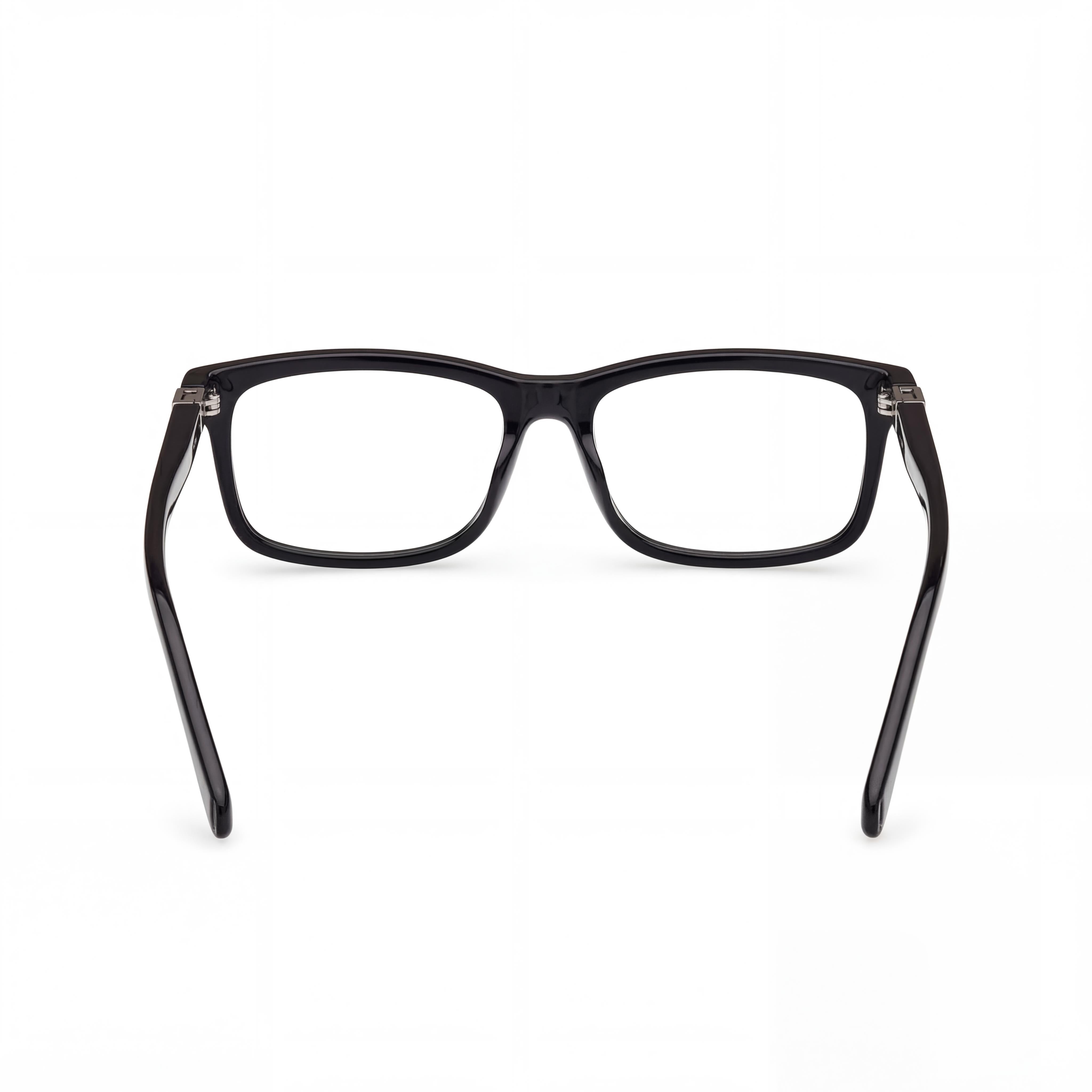 GUESS Gu50190 Gafas Unisex con Montura de Plástico Negro Brillante y Lentes de Policarbonato, 56mm de Ancho de Lente, 16mm de Puente, 150mm de Patillas, Photo 3