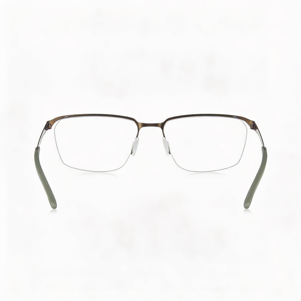 Gafas de sol deportivas informales Under Armour para hombre con cobertura total, montura de acero aleado y lentes de policarbonato gris marrón de 54 mm.