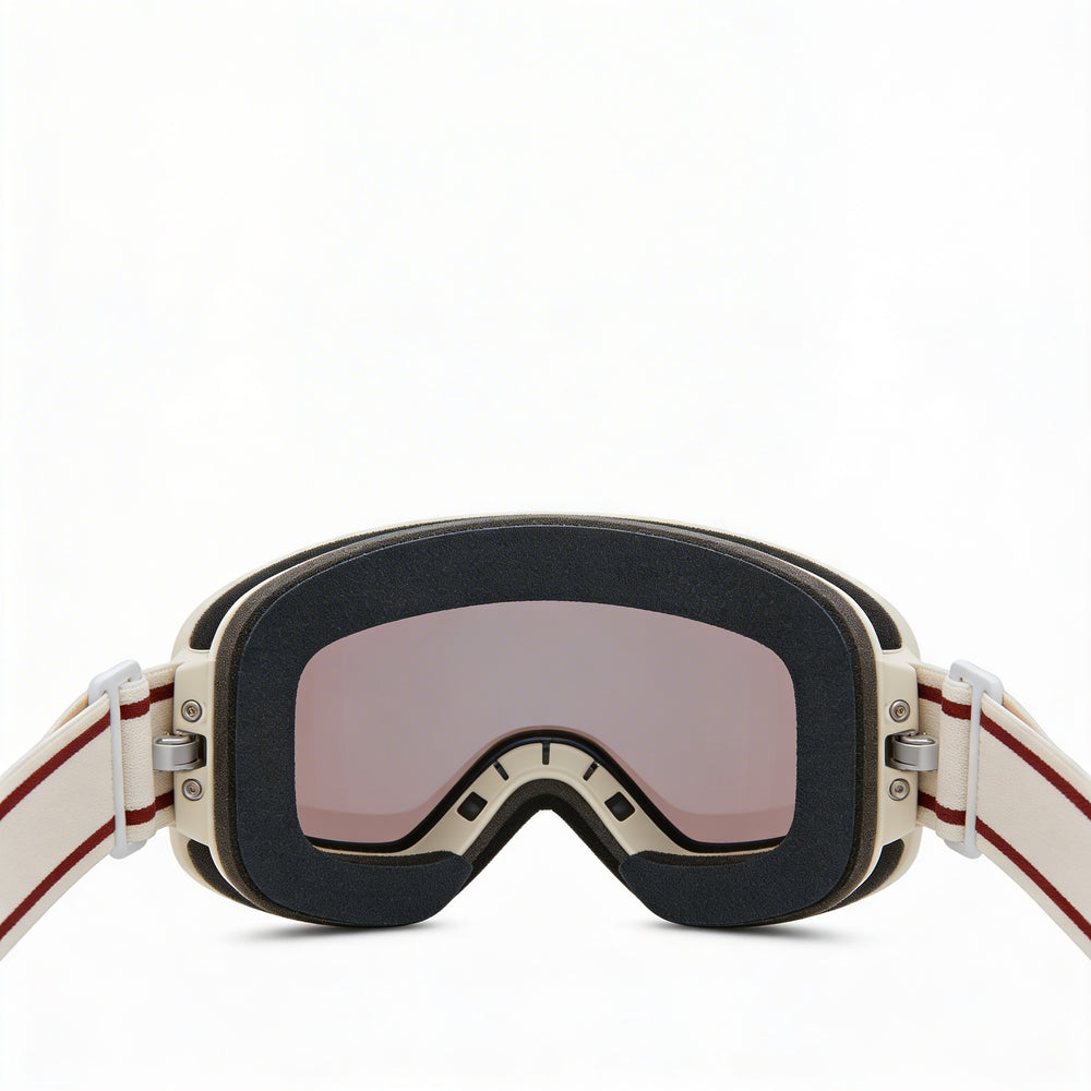 Chloé 0072 Fashion Ski Mask Classic Elegant Women's White Violet Polycarbonate UV Protection 99mm