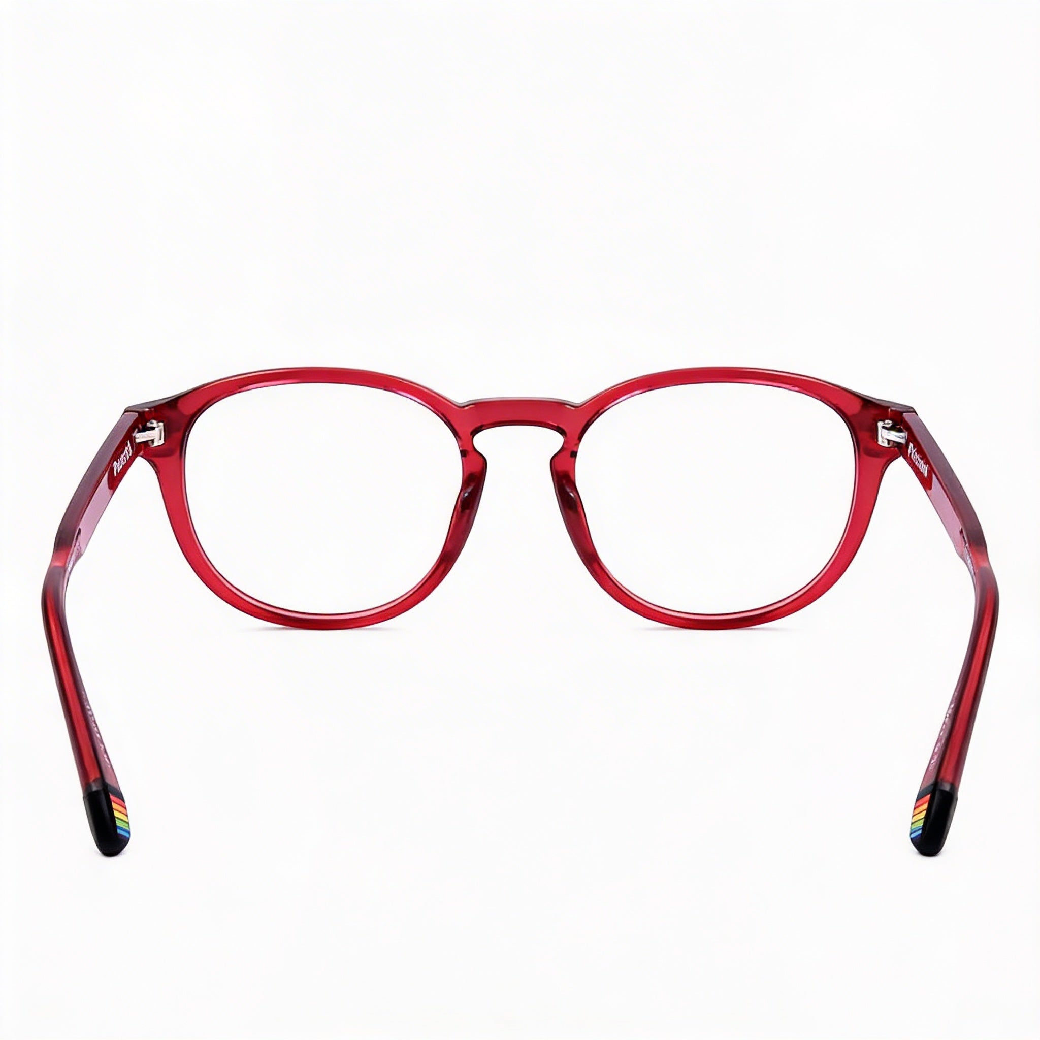 Gafas de sol Polaroid Pld D452 unisex modernas, montura roja inyectada, lentes de policarbonato no polarizadas, 50 mm, Photo 3