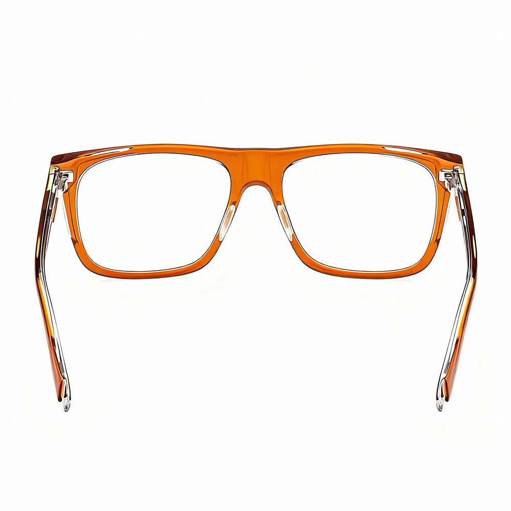 GUESS Modern Women's Orange Eyeglasses, Clear Plastic Lenses, Lens 56mm, Bridge 16mm, Temple 145mm