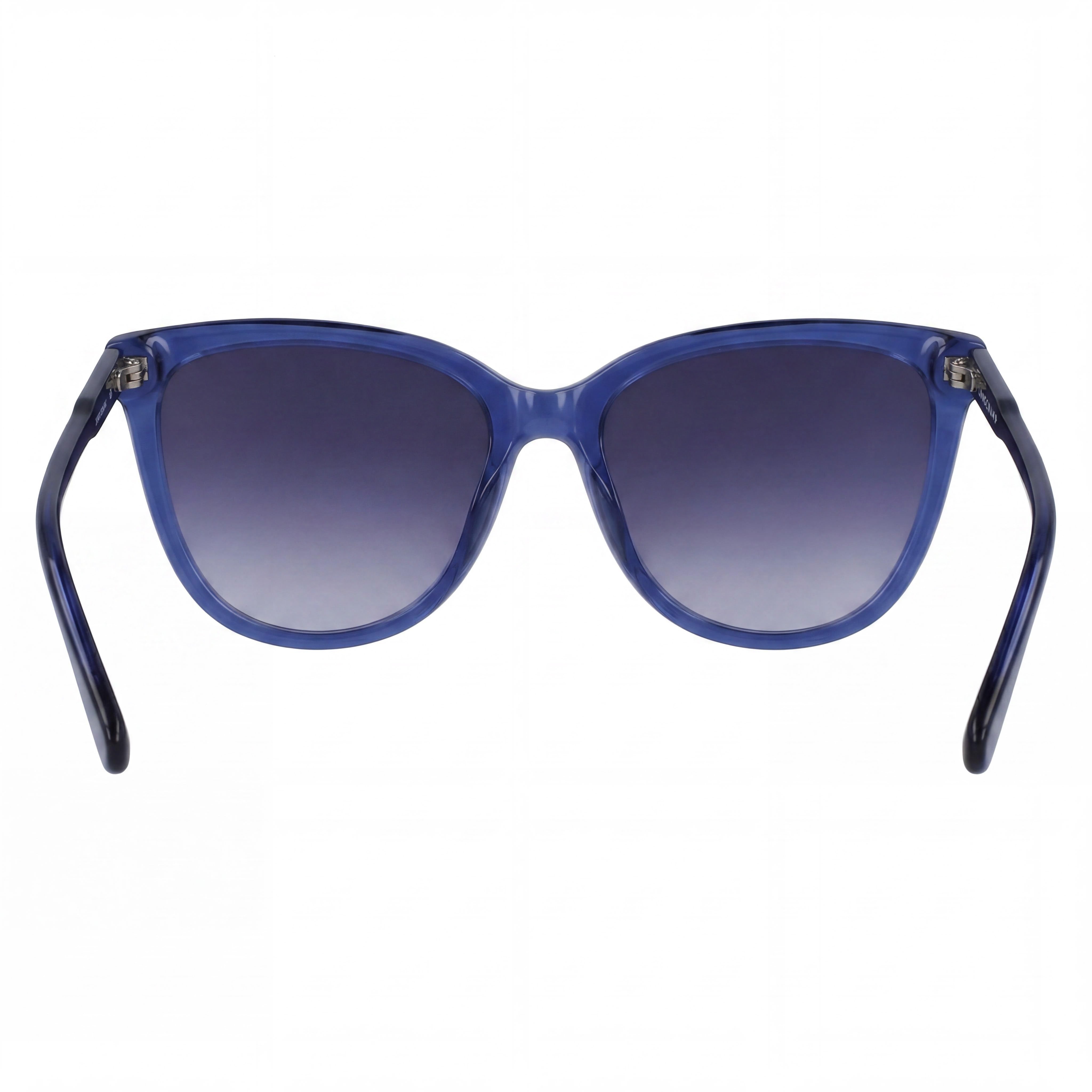 Gafas de sol Longchamp Modern Unisex con montura de acetato azul, lentes de policarbonato con protección UV y 56mm de ancho de lente, Photo 4