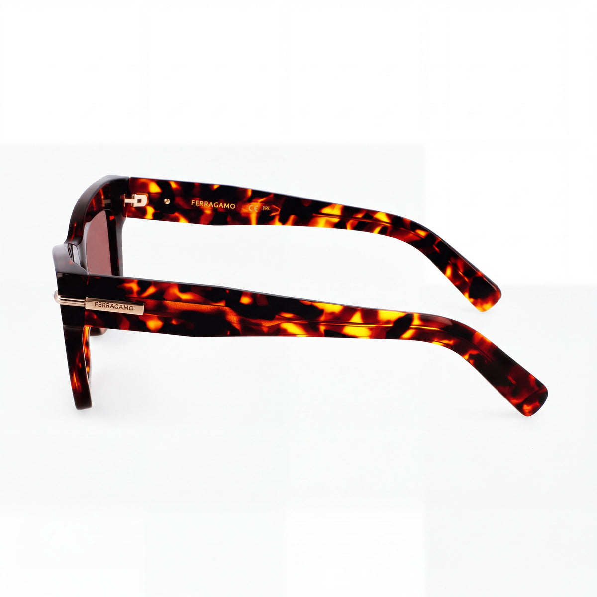Gafas Ferragamo Sf2031s de Titanio Tortuga Oscuro sin Montura para Mujer 52-17-145, Photo 3