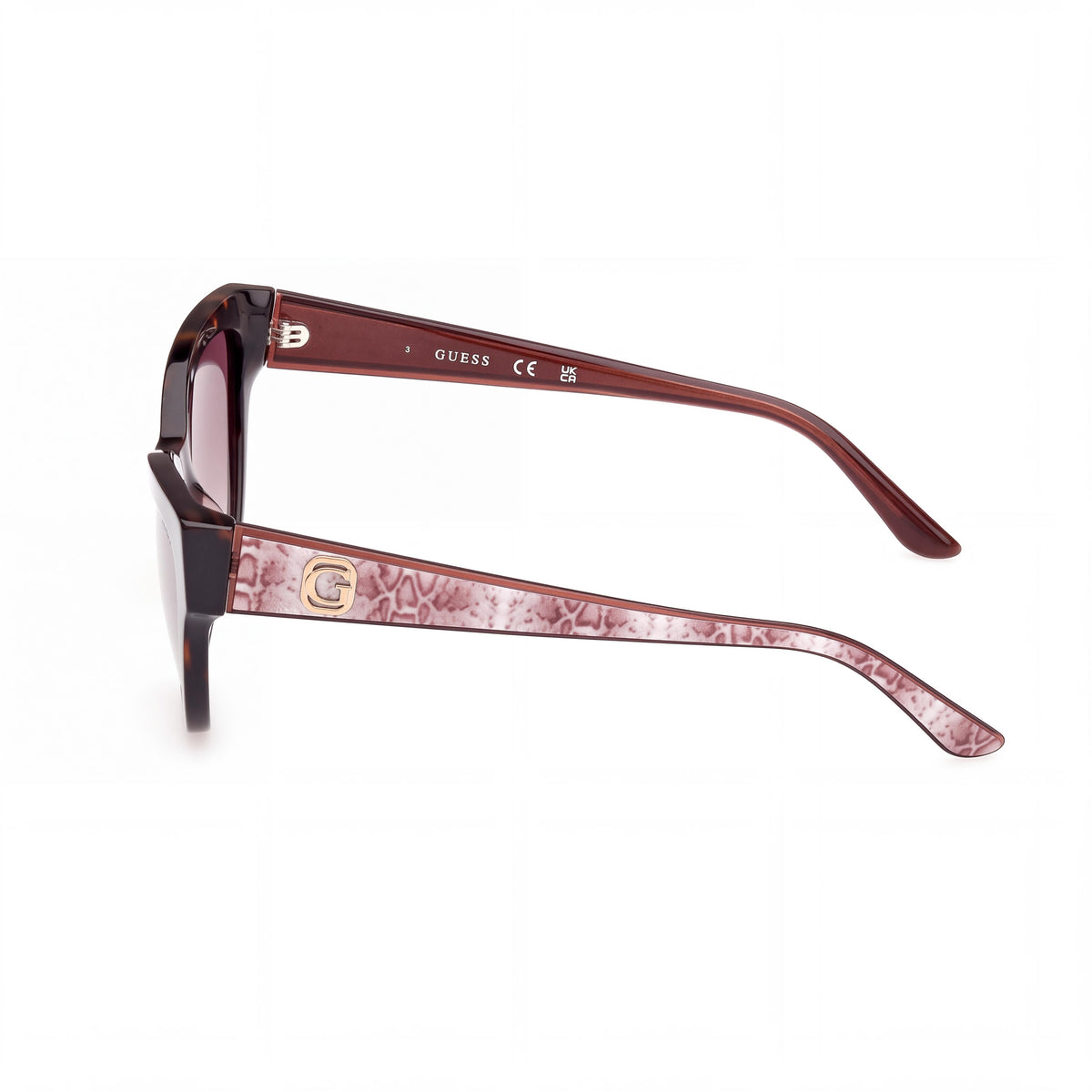 GUESS Gu0011252f56 Unisex Classic Dark Havana Sunglasses, Photo 3