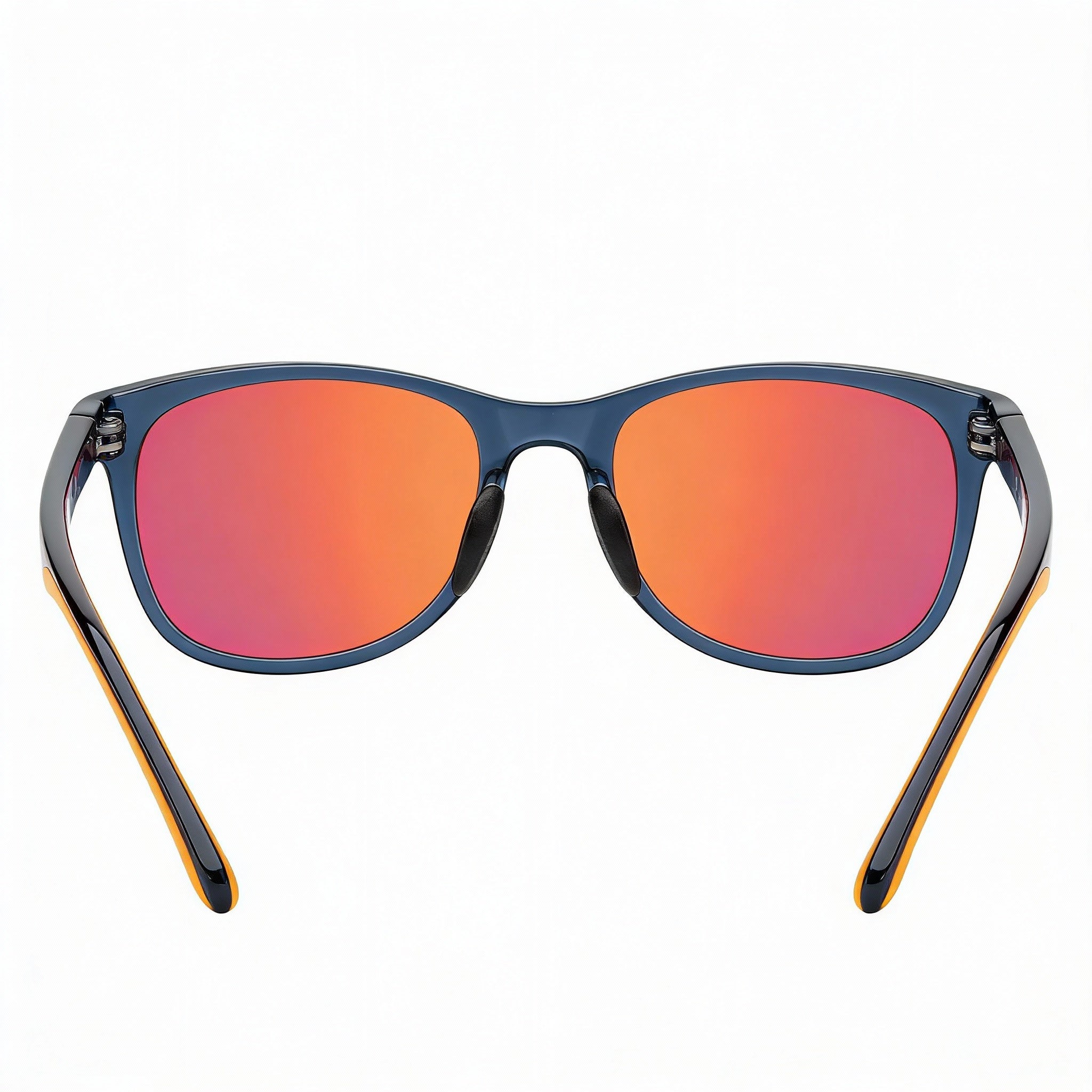 Carrera race 8054 Unisex Transparent Blue Plastic Square UV Protected Sunglasses with Blue Lenses, 52mm, Photo 3