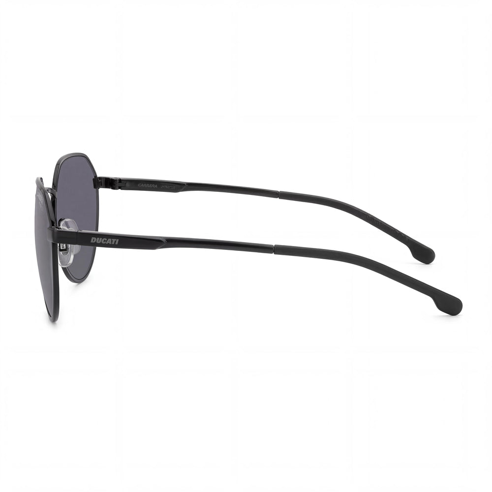 Gafas de sol Carrera Carduc 036/S para hombre, de metal negro, lentes de policarbonato no polarizadas, protección UV, 52 mm