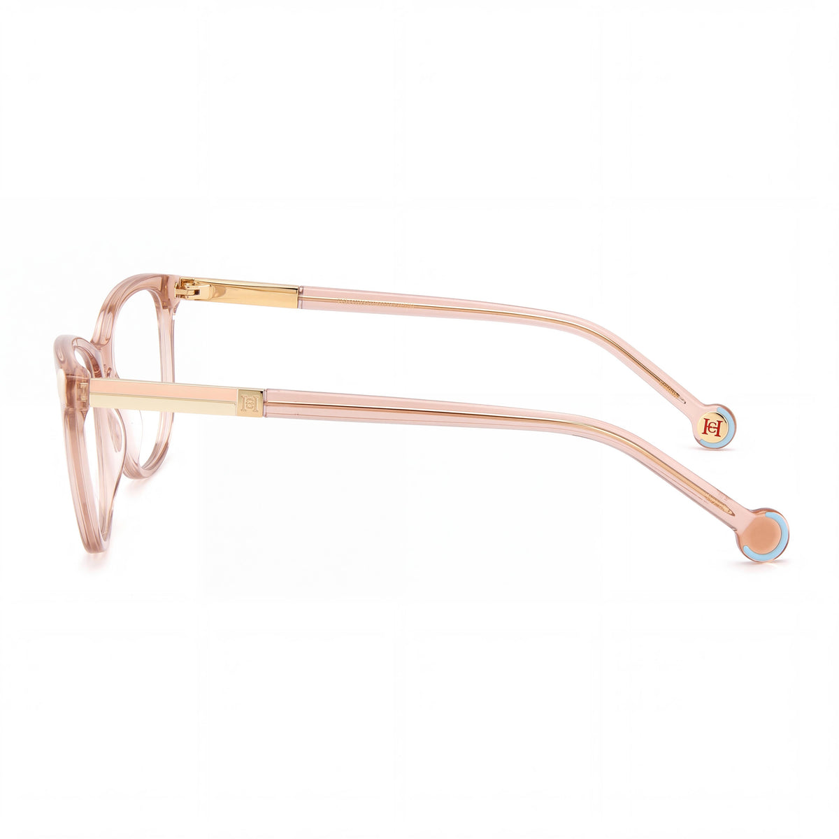Carolina Herrera 0163 Eyeglasses for Women, Classic Multicolored Plastic Frame (53mm Lens Width), Photo 3