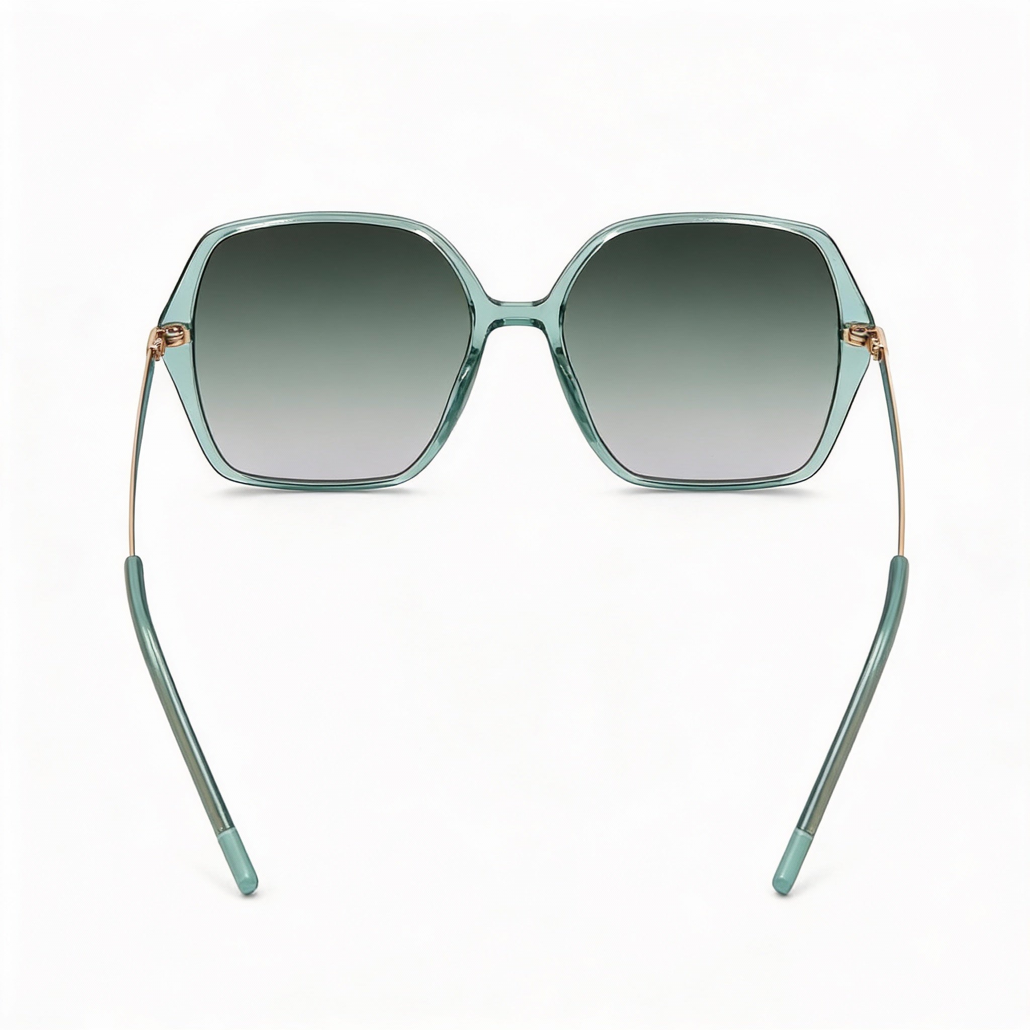 Gafas de sol BOSS 1660/S para mujer, montura de acetato dorado claro, lentes grises con protección UV, 57 mm, Photo 3