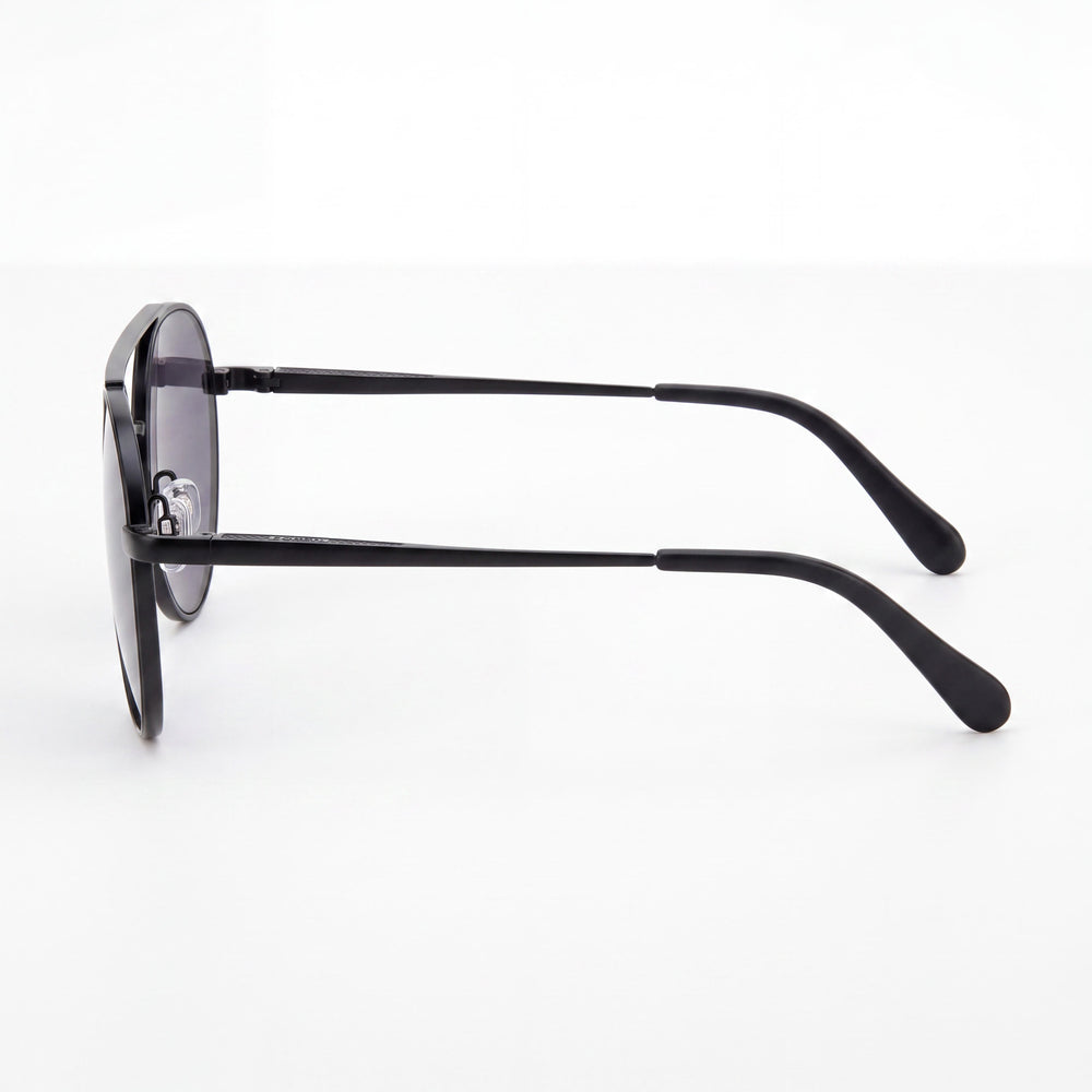 Gafas de sol Fossil Fos 3171/G/S piloto para mujer, acero inoxidable negro mate, no polarizadas, 56 mm
