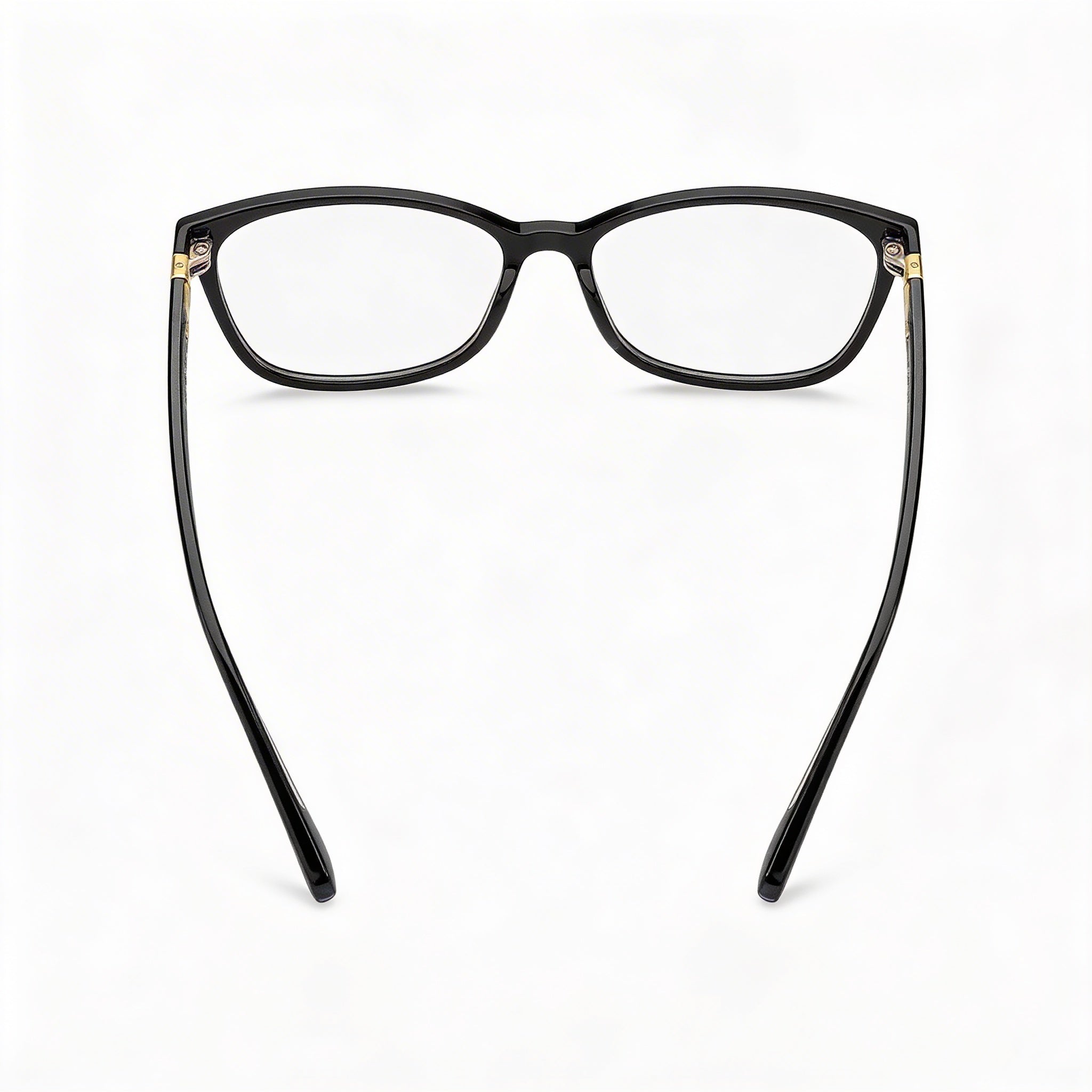 Gafas Tommy Hilfiger RECTANGULARES/CUADRADAS para mujer, montura de plástico negra, policarbonato, lentes de 54 mm, puente de 15 mm, patillas de 140 mm, Photo 3