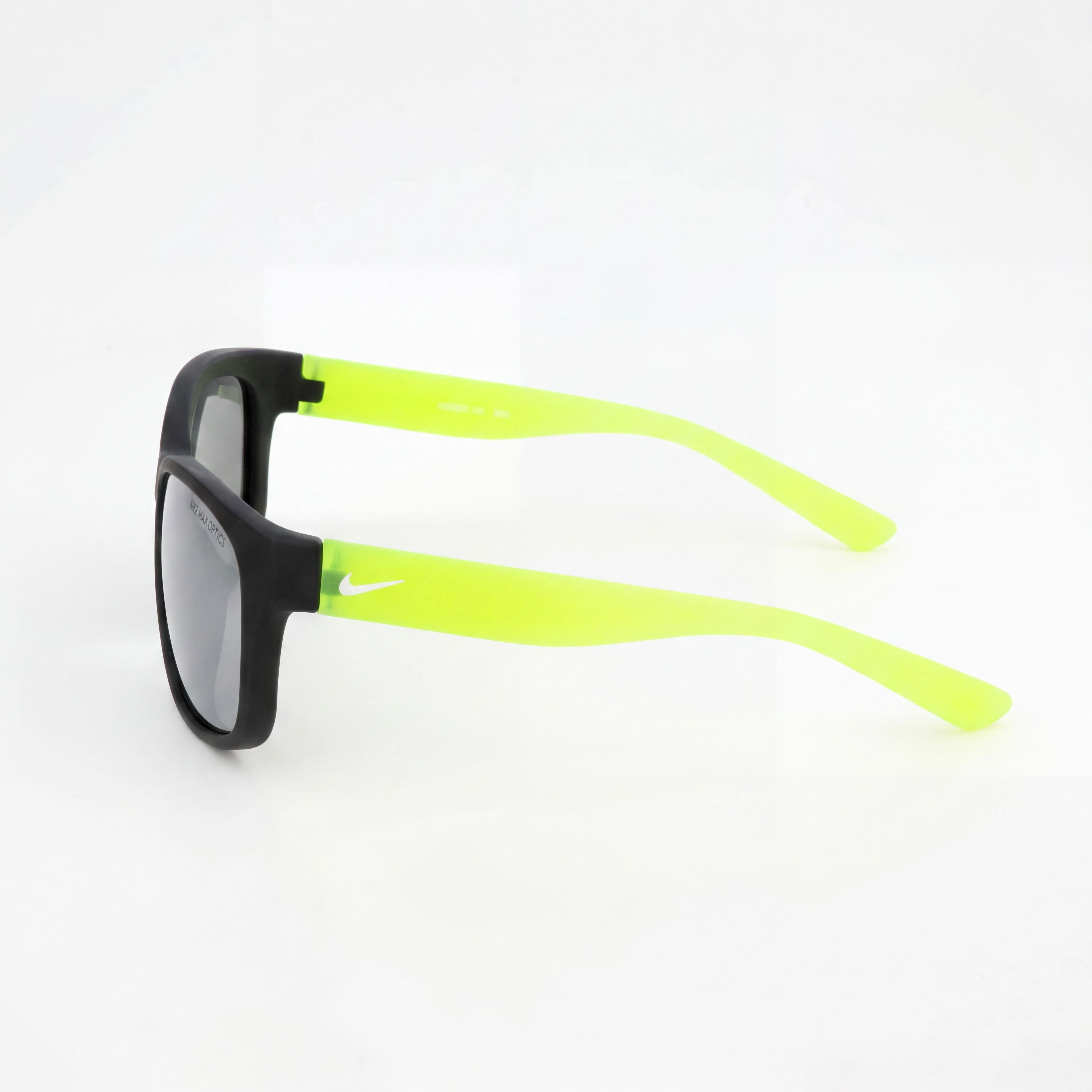 Gafas de sol unisex Nike Spirit Ev0886 de plástico, montura en negro mate/voltio, lentes plateadas y grises de 51 mm, Photo 3