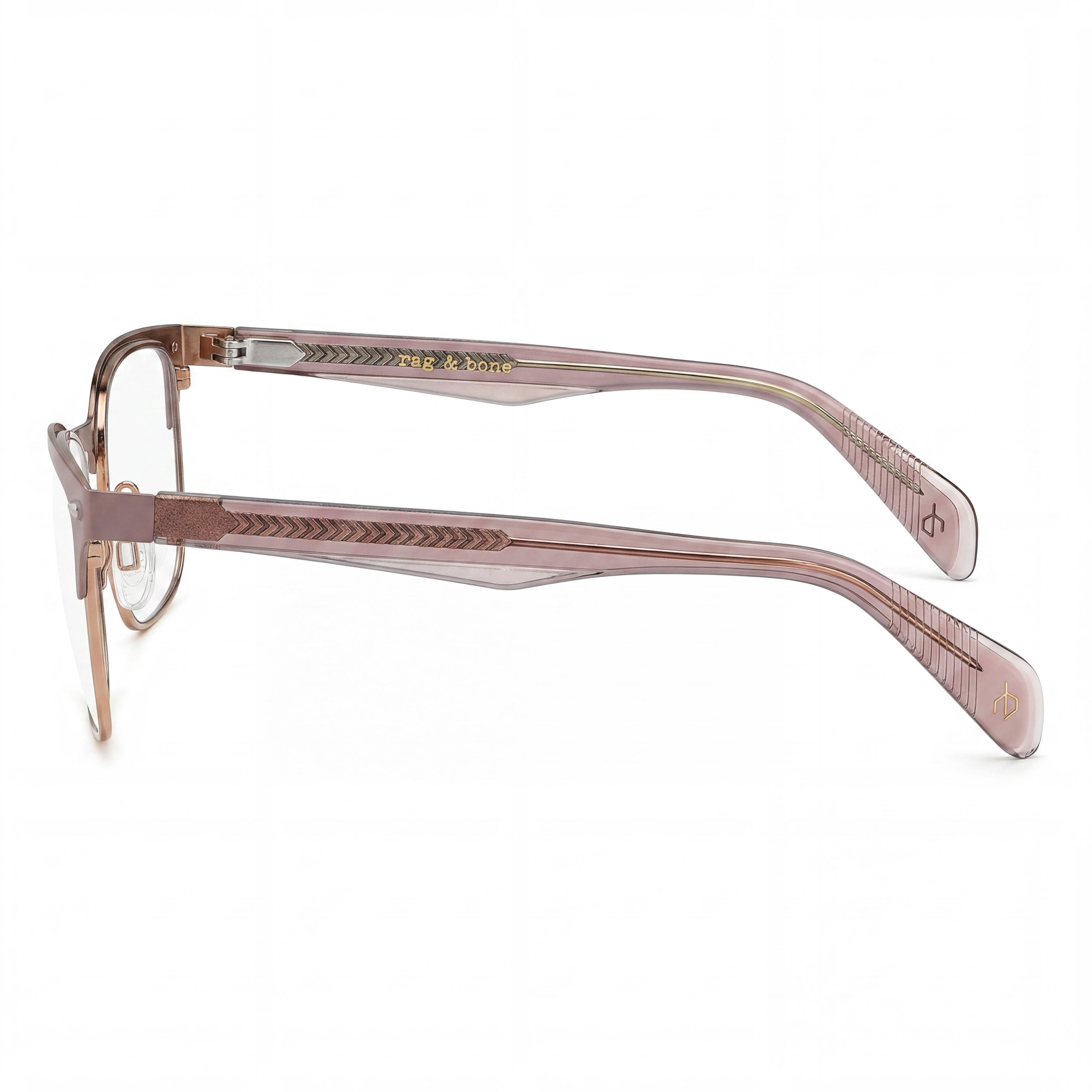 rag & bone Rnb 3022 Women's Mud Stainless Steel Eyeglasses 51mm, Photo 2