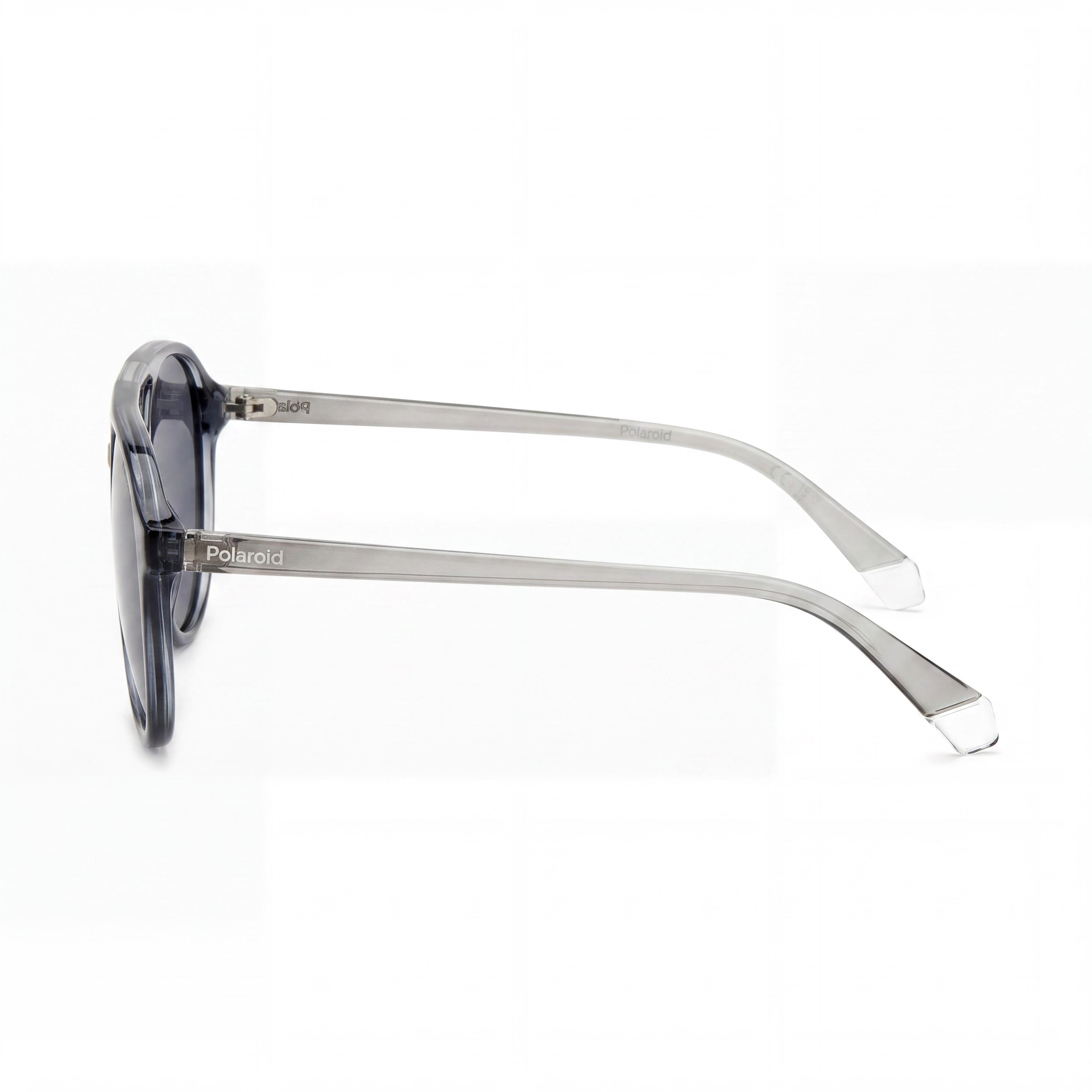 Polaroid Casual Women's Polycarbonate Grey Blue Frame Blue Lens Polarized 100% UV Pilot Sunglasses 56mm, Photo 3