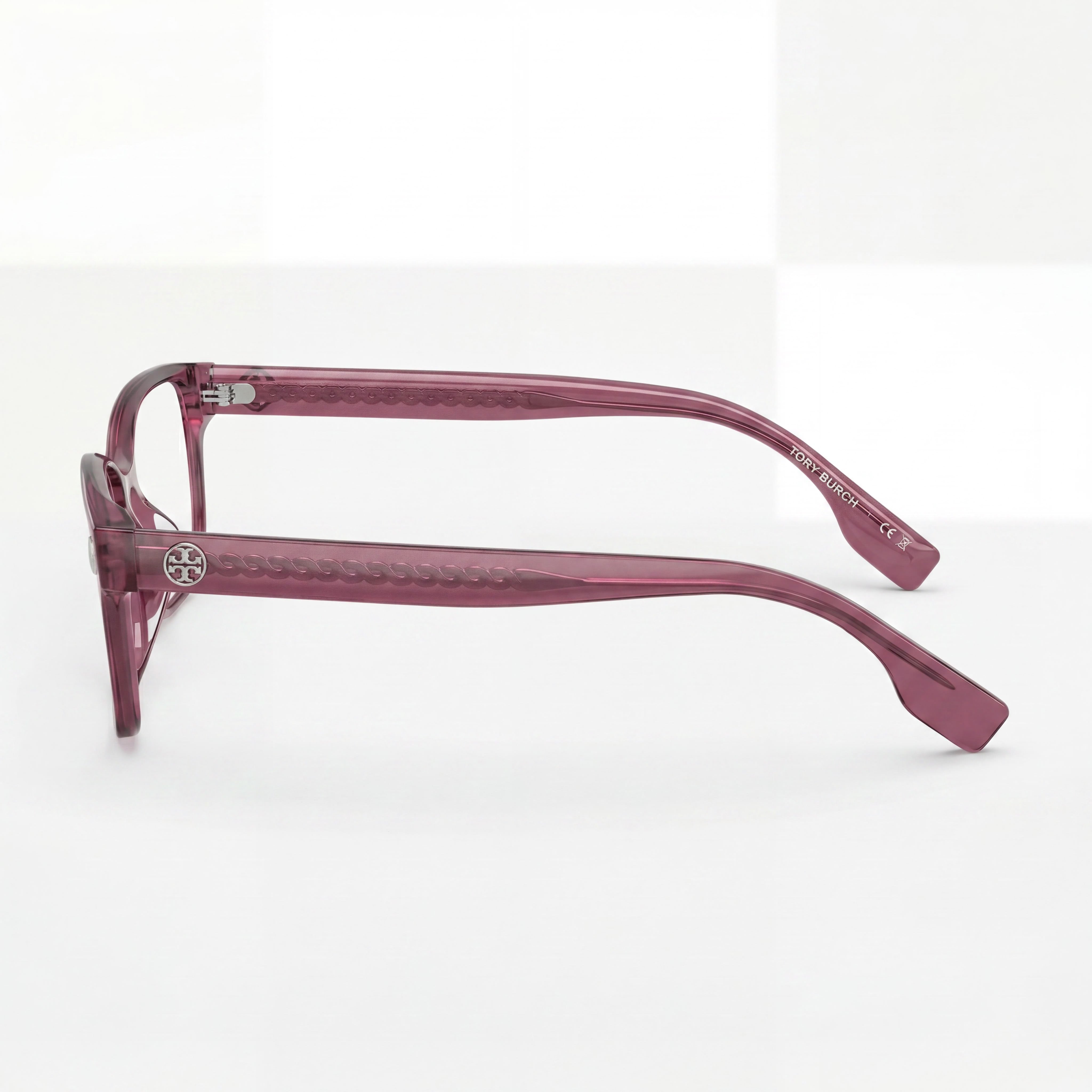Tory Burch Ty 2151 U Gafas Rectangulares para Mujer, Montura de Acetato, Transparente Baya, Ancho de Lente 53mm, Photo 3