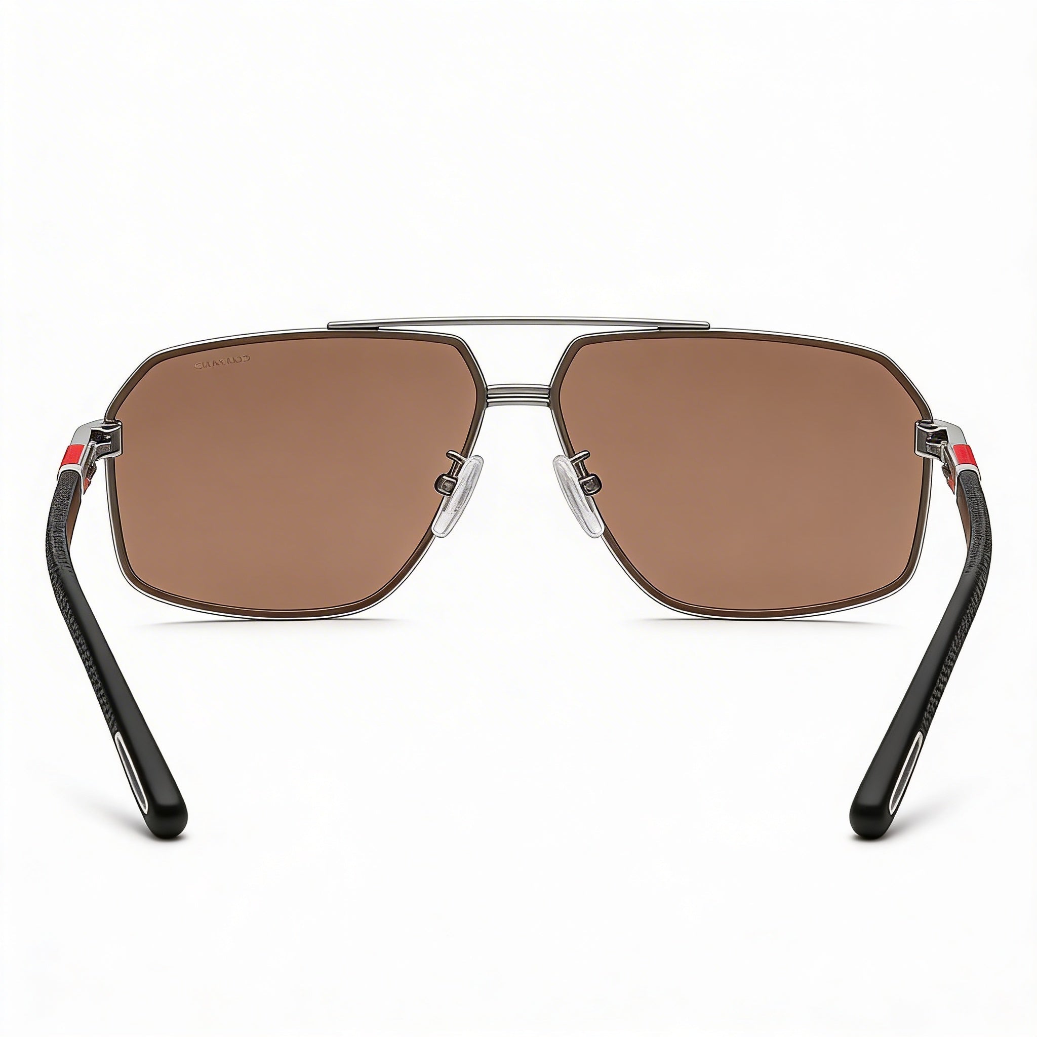 Chopard Schg89 Men's Metal Frame Total Shiny Ruthenium Sunglasses with Nylon Bio Based Lenses 66mm, Photo 3