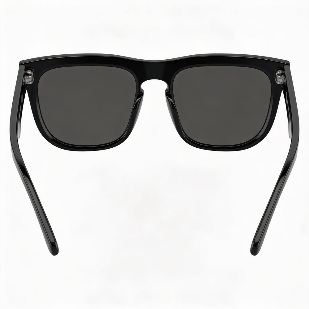 BURBERRY Unisex Sunglasses, Acetate Frame, Top Black on Vintage Check Dark Grey, 100% UV Protection, 56mm