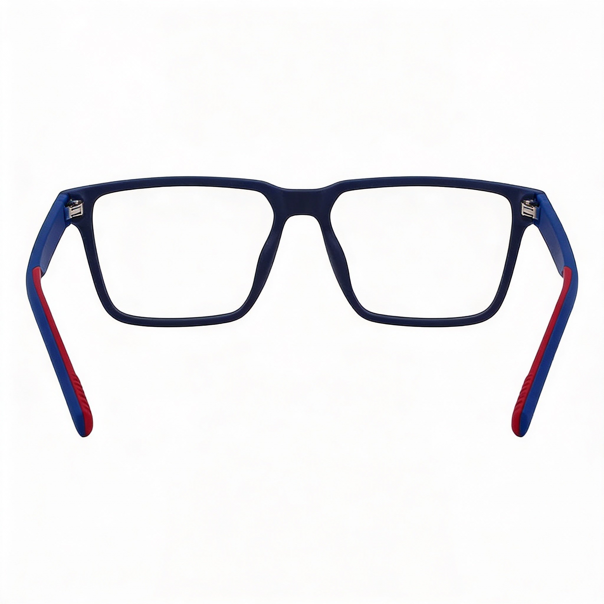 Lacoste L2924 Men's Casual Eyeglasses with Rectangular Blue Injected Plastic Full-Rim Frame 56-16-145, Photo 4