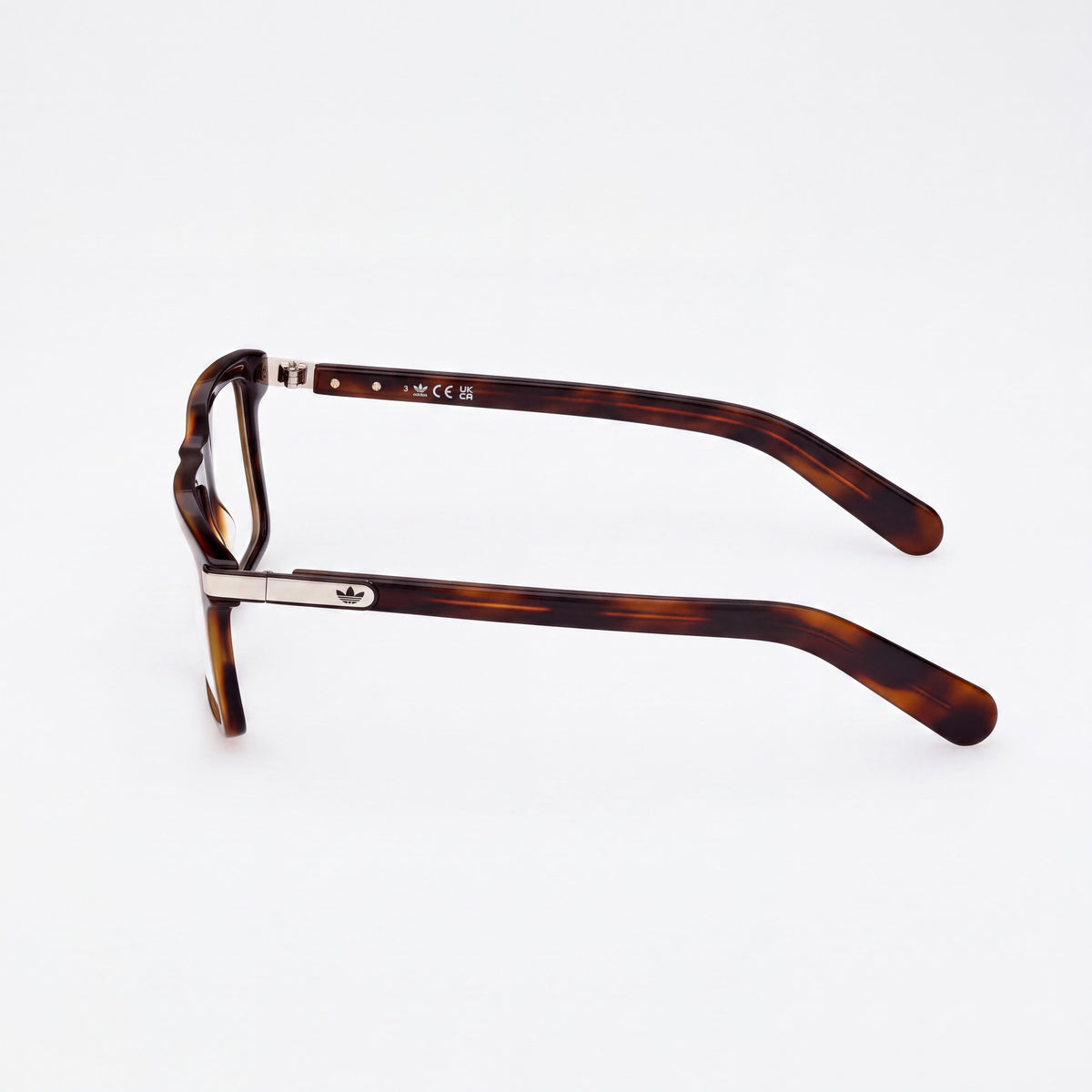 adidas Originals Or5128 Men's Dark Havana Plastic Frame Eyeglasses with Polycarbonate Lenses 54mm, Photo 2