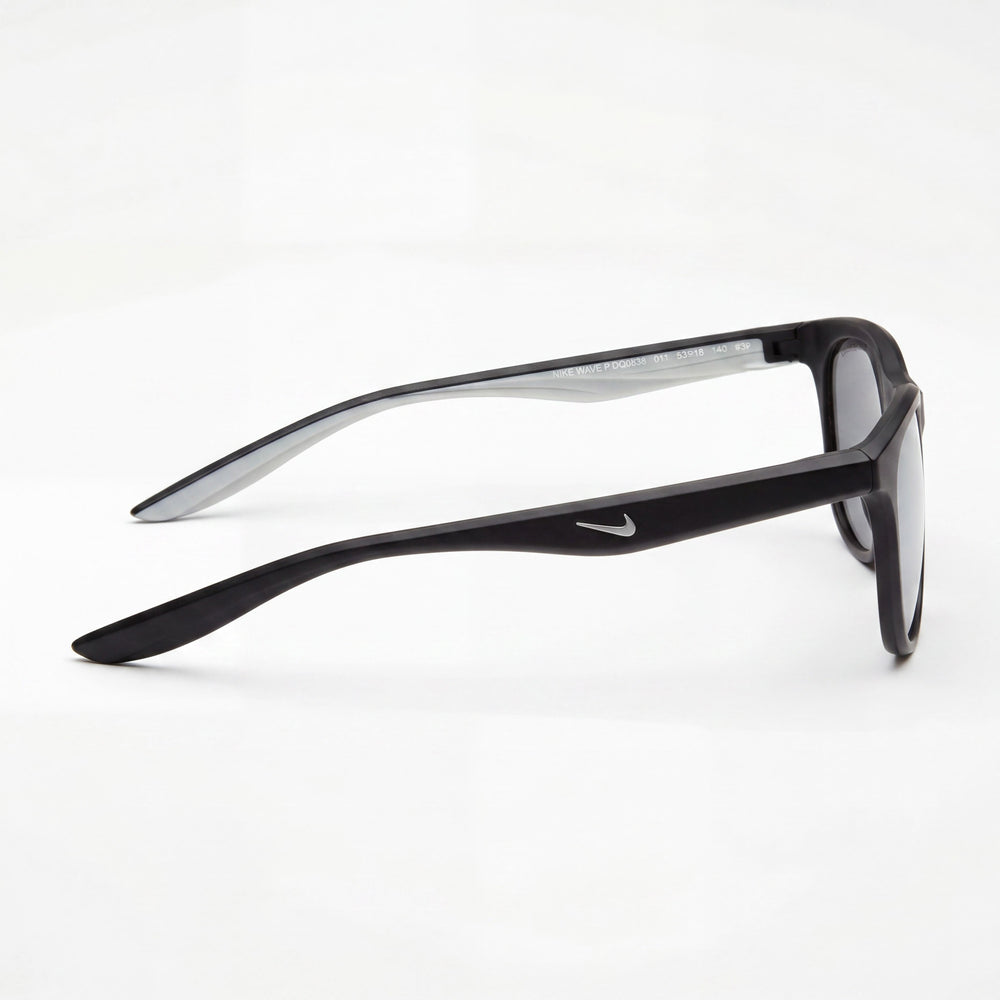 Gafas de sol unisex Nike DQ0838 011 redondas color negro mate, 53mm