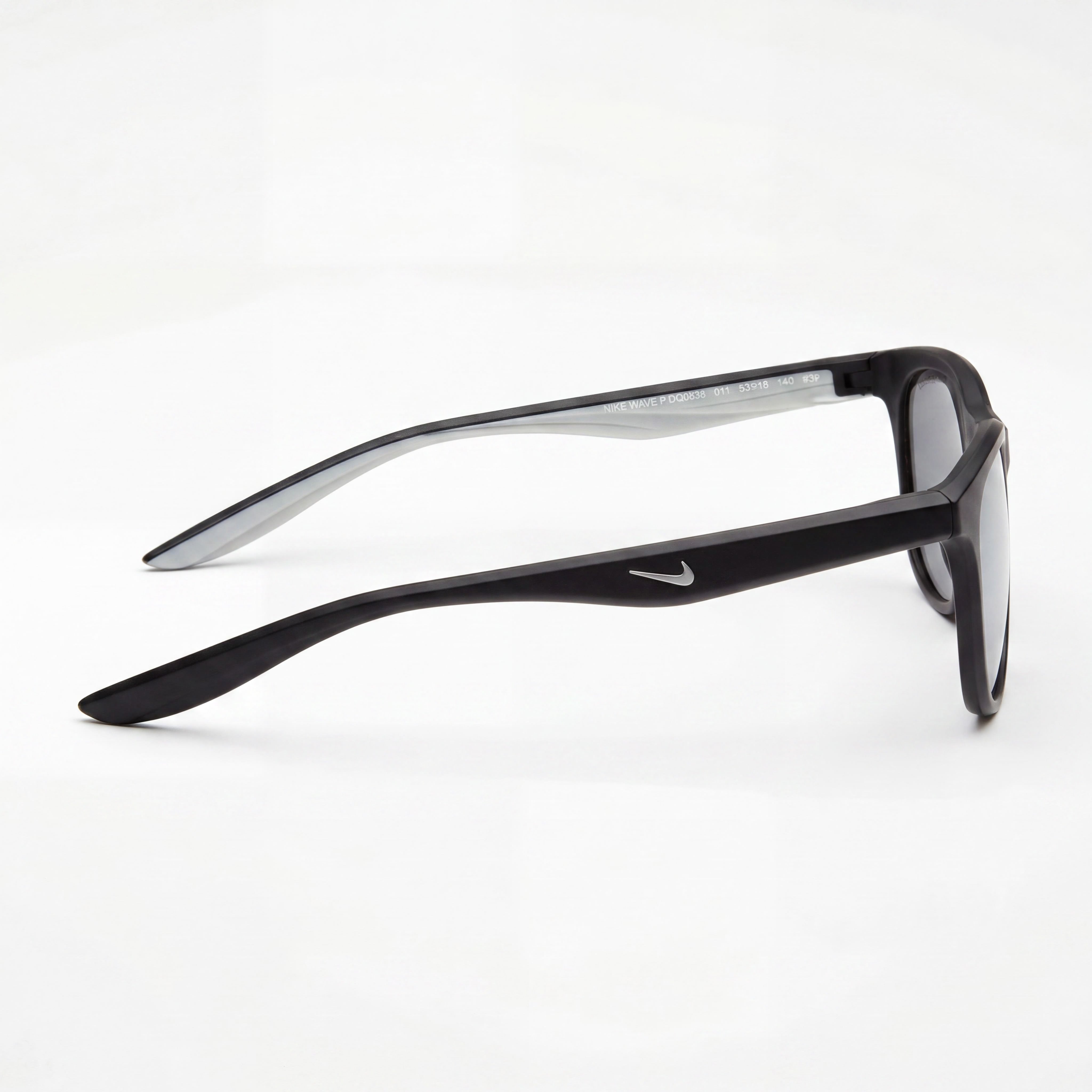 Gafas de sol unisex Nike DQ0838 011 redondas color negro mate, 53mm, Photo 3